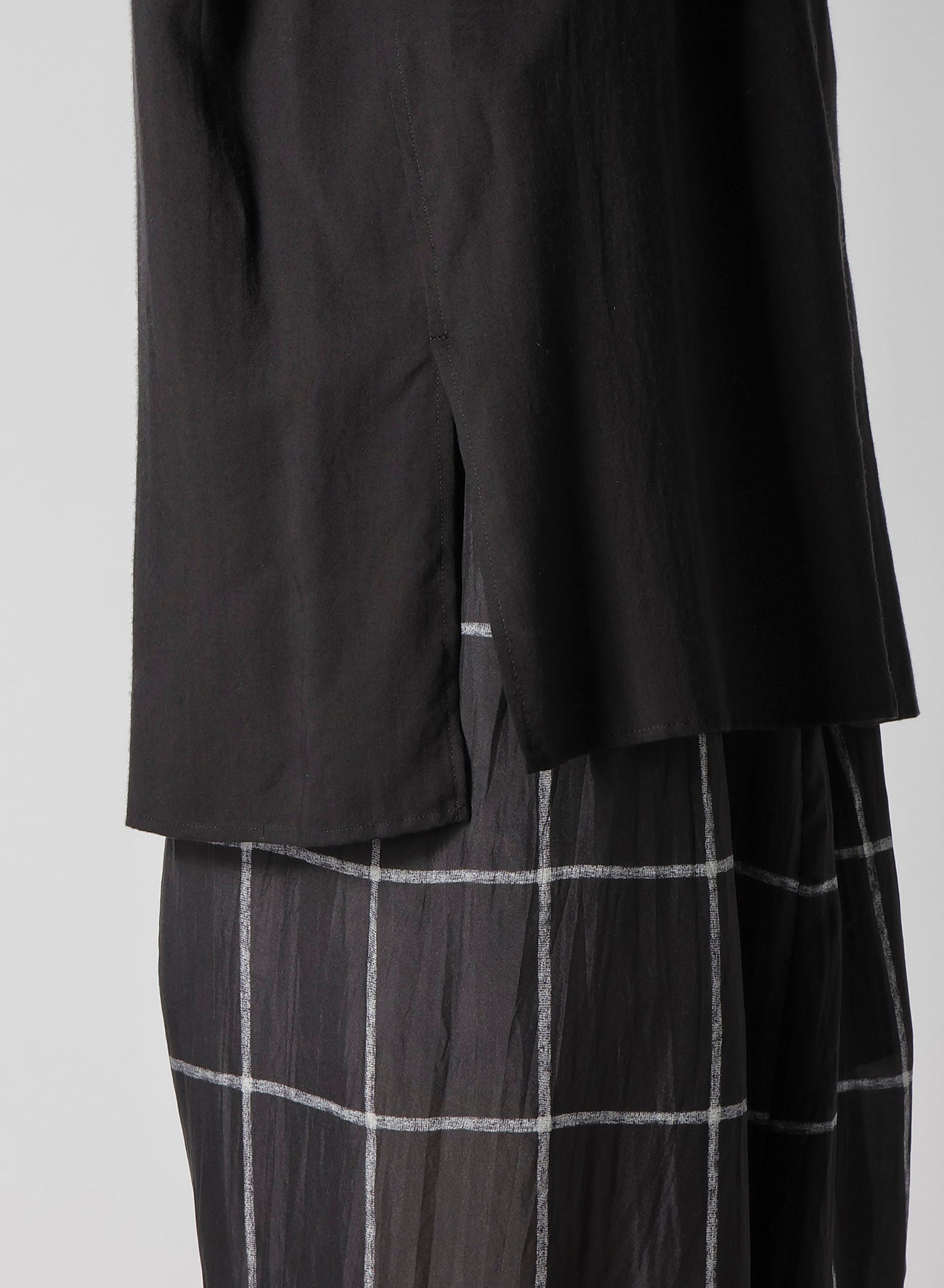 CM Cellulose Lawn Tab Collar Blouse - Women's Lightweight Summer Top for Office & Casual Wear