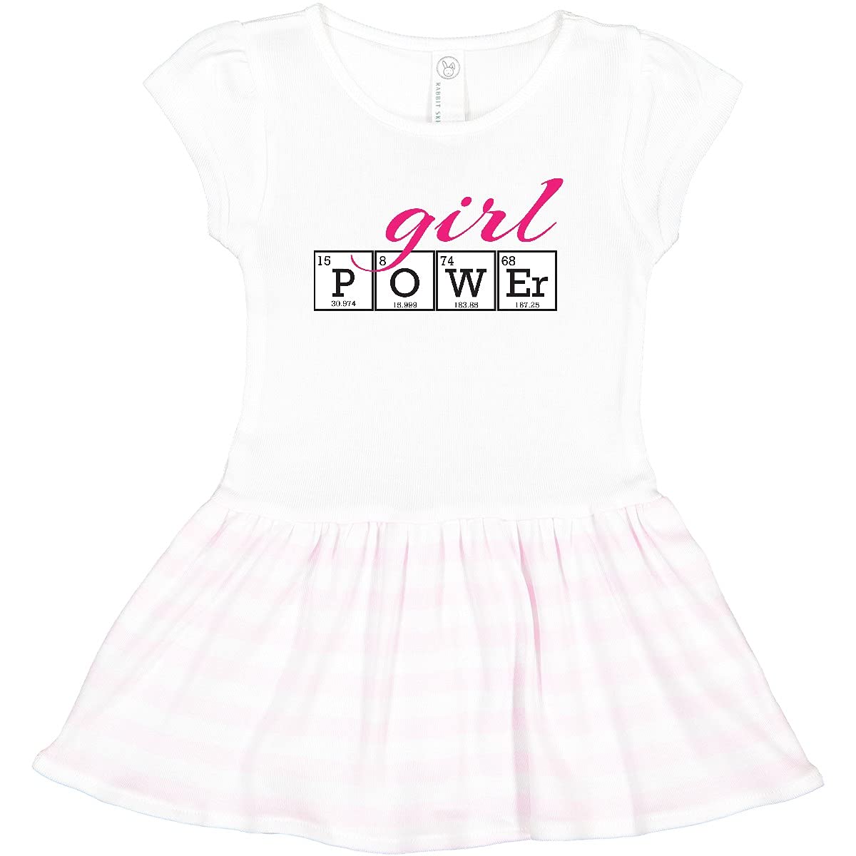 Inktastic Girl Power Toddler Dress - Cute & Comfortable Toddler Outfit for Girls | Perfect for Playdates, Birthday Parties & Everyday Wear