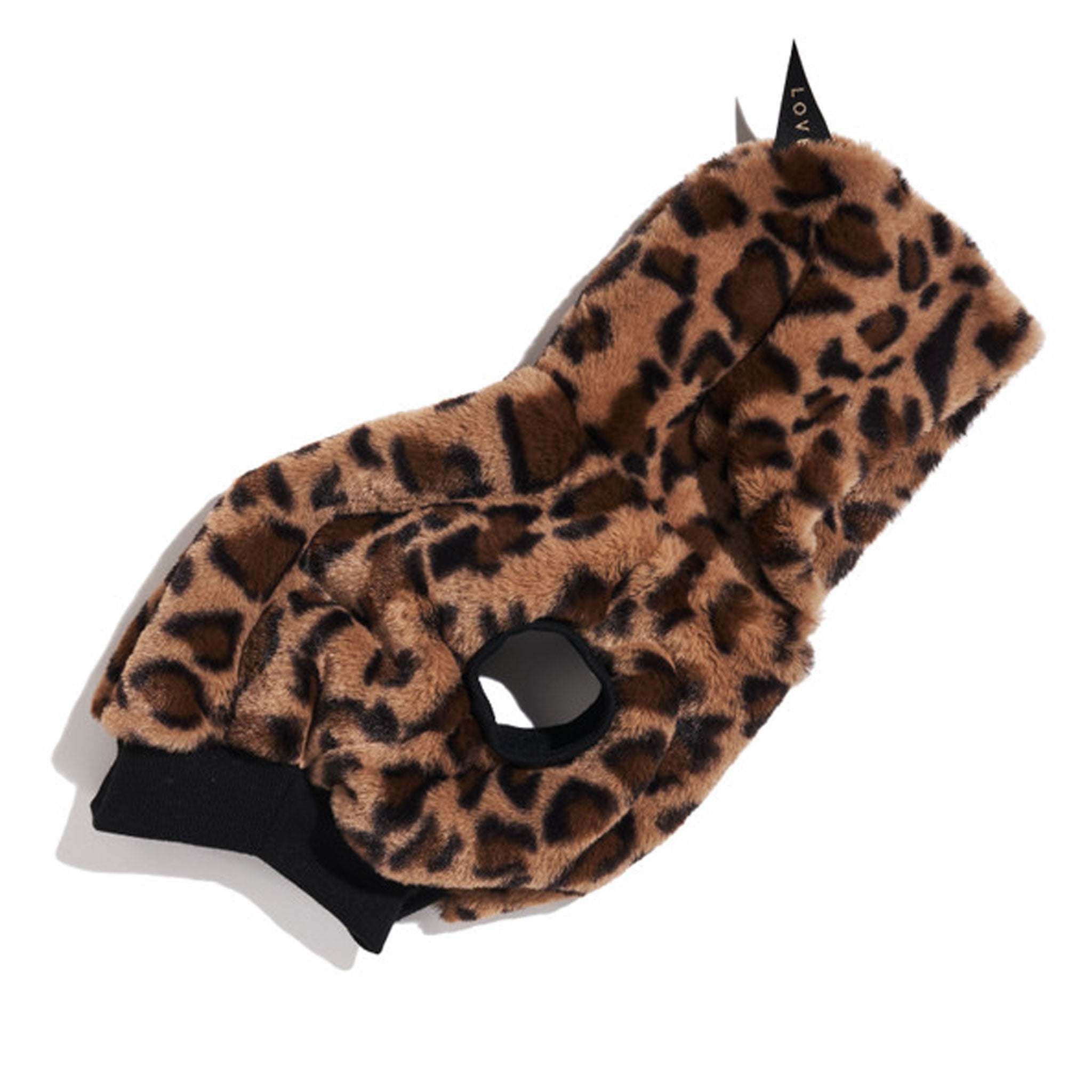 Found My Animal Leopard Print Fur Hoodie - Cozy Winter Wear for Women & Men, Perfect for Outdoor Adventures & Casual Fashion
