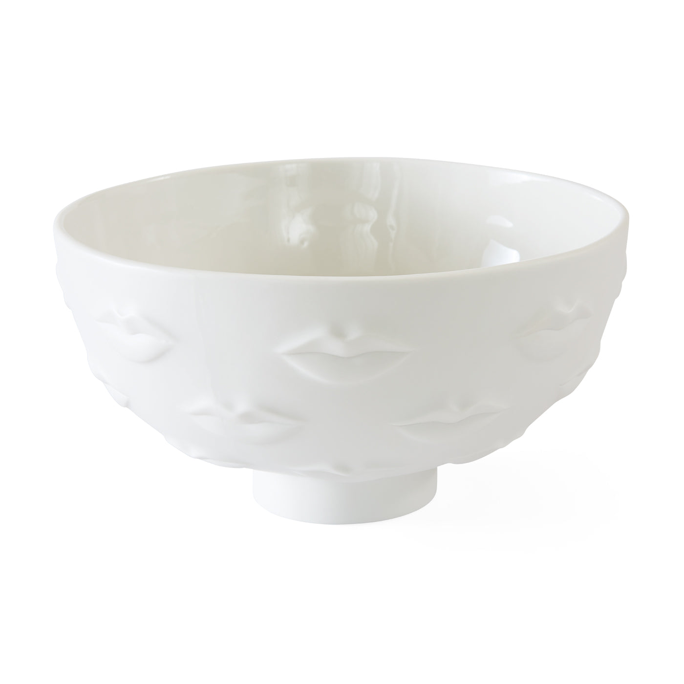 Gala Lips Bowl - Elegant Ceramic Serving Bowl for Salads, Snacks & Desserts - Perfect for Parties, Dining & Home Decor