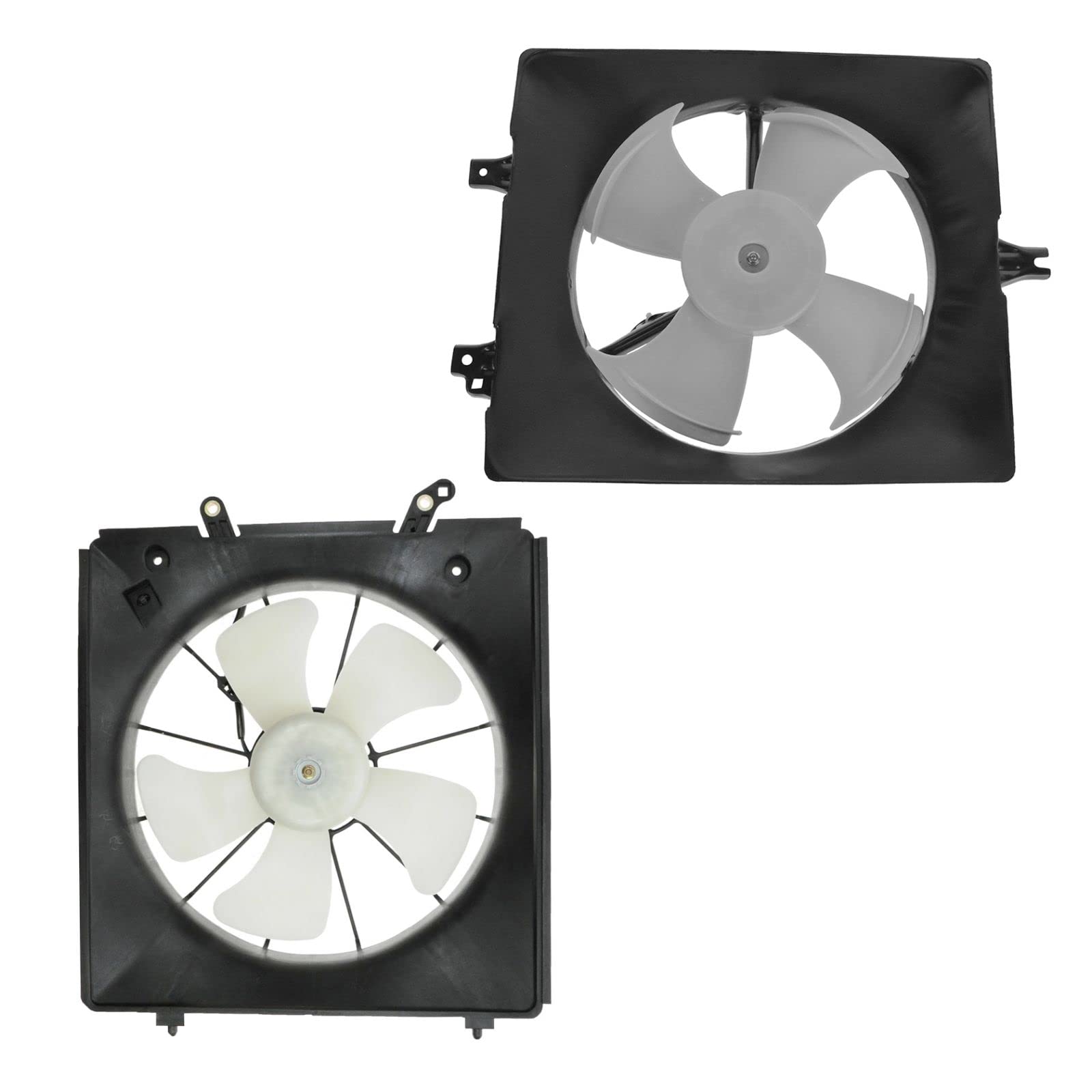 High-Quality Radiator AC Condenser Cooling Fan Assembly Pair (Set of 2) for Honda Accord & Acura TL | Perfect for Engine Cooling & AC Performance | Ideal for DIY Repairs & Auto Maintenance