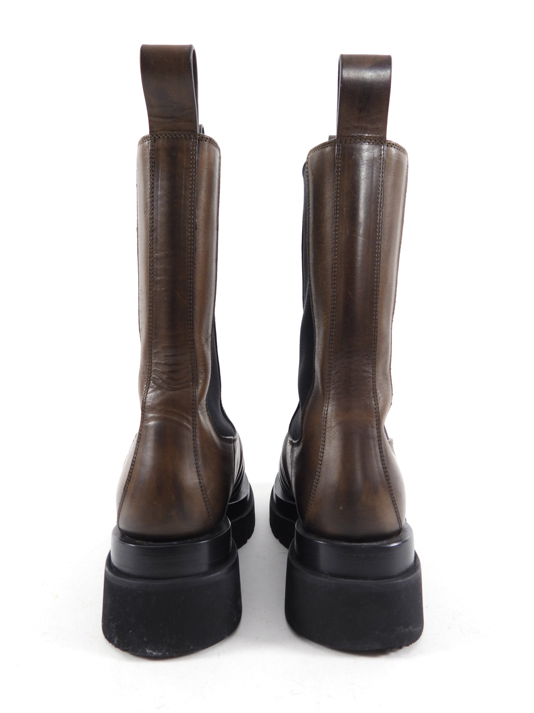 Bottega Veneta Brown Quilted Leather Boots Women's Size 6.5 | Luxury Ankle Boots for Fall & Winter | Perfect for Office, Date Night & Casual Outfits