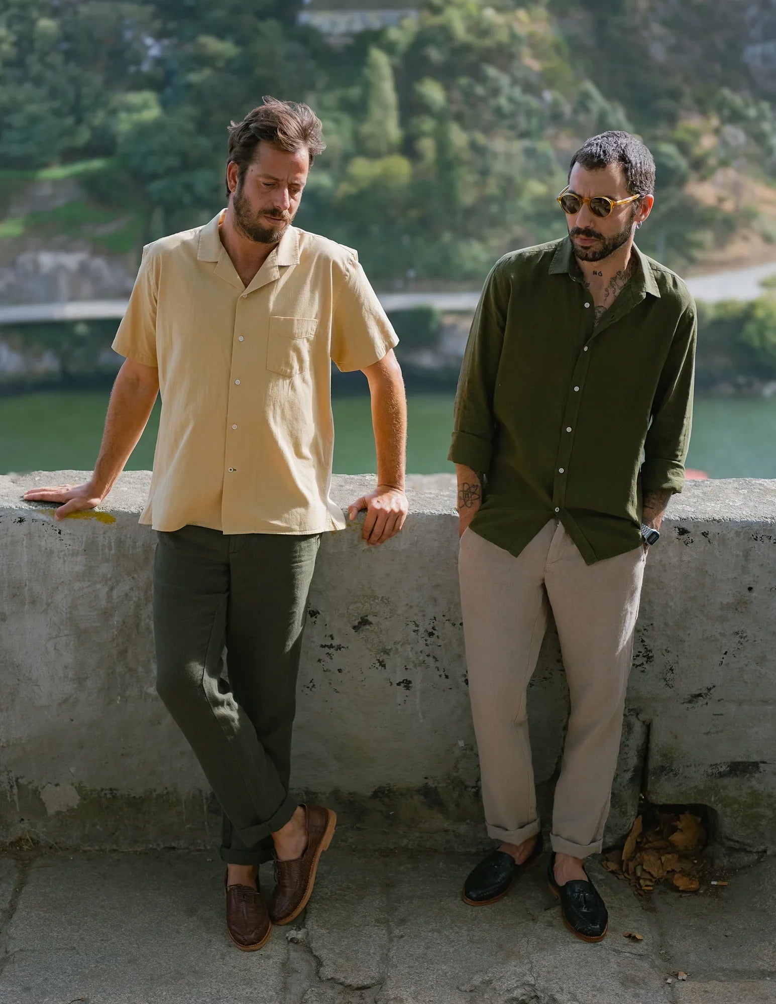 Breathable Linen Trousers for Men & Women - Comfortable Ilha Desert Pants for Summer Travel, Beach Vacation and Casual Outings