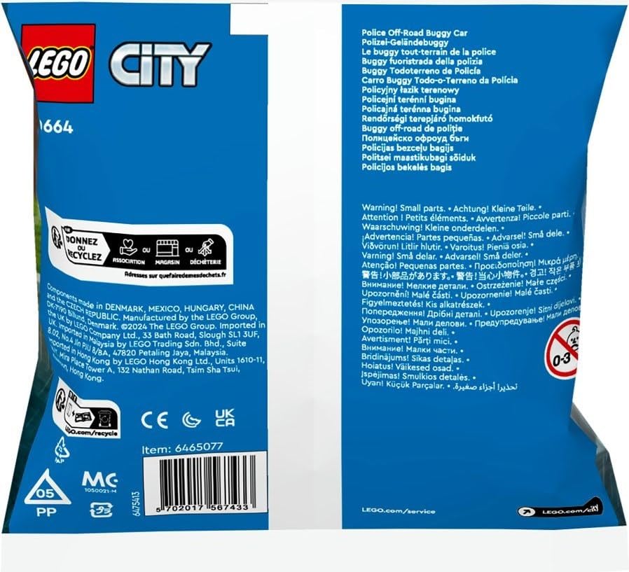 LEGO 30664 Creative Building Toy Set for Kids - Fun Construction Blocks for STEM Learning, Birthday Gifts & Home Decoration
