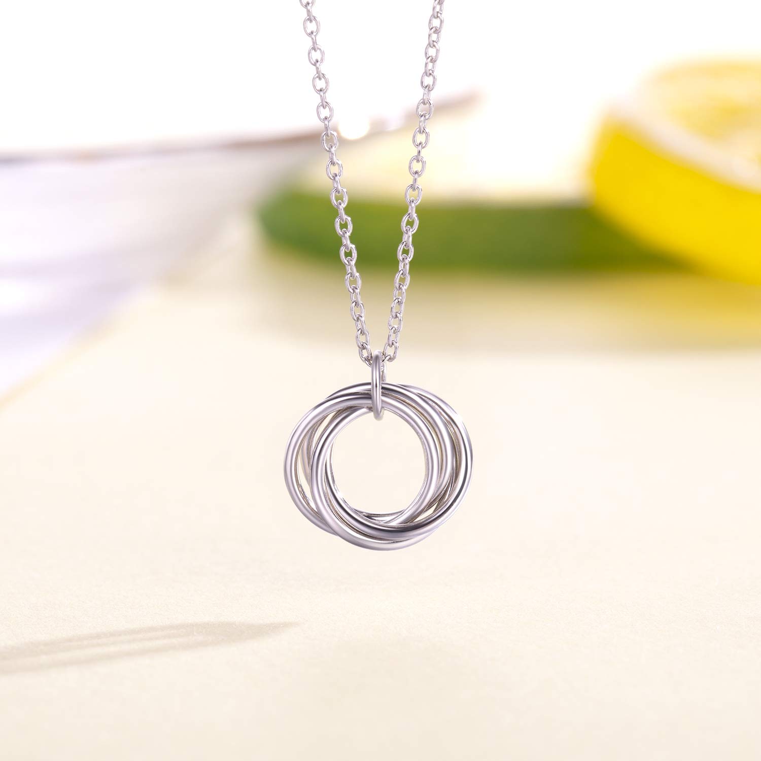 30th 40th 50th 60th 70th 80th 90th Birthday Necklace for Women - 925 Sterling Silver Jewelry Gift - Perfect for Milestone Birthdays, Anniversaries & Special Occasions