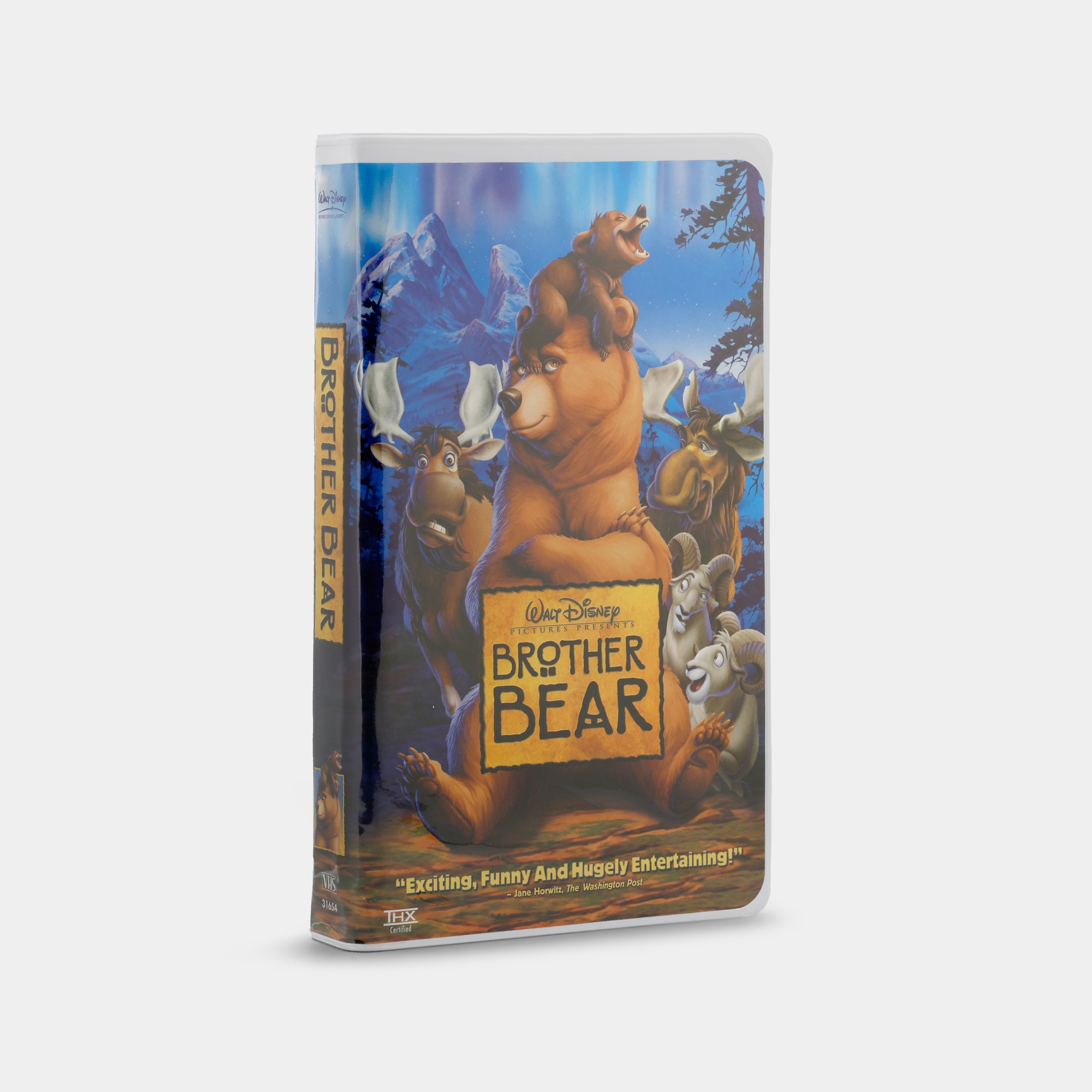 Brother Bear VHS Tape - Classic Disney Animated Movie for Kids & Family Collection - Perfect for Movie Nights & Nostalgic Gift