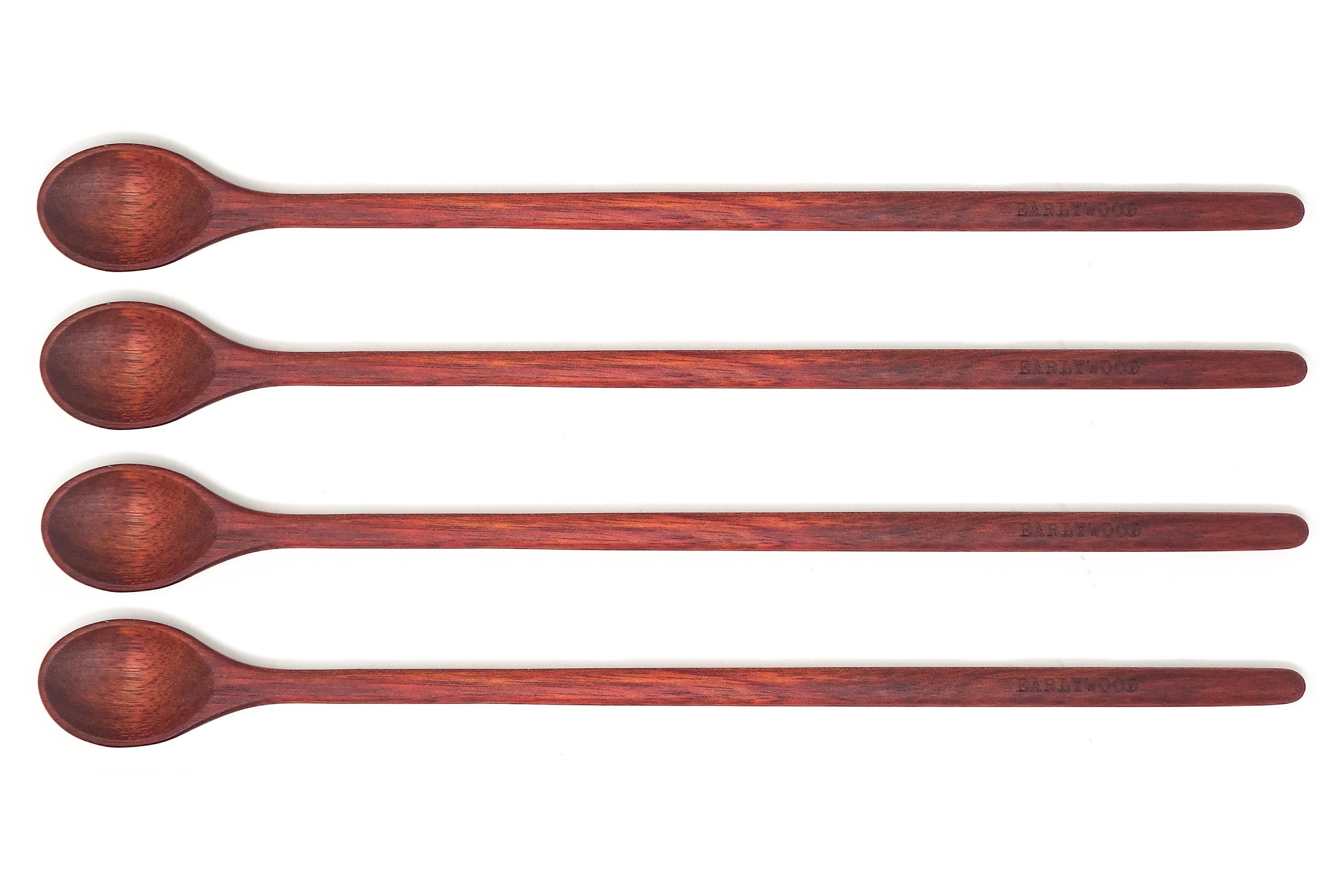 Premium Wooden Tasting Spoon Set - Natural Bamboo Cooking Utensils for Olive Oil, Honey & Spices - Perfect for Kitchen, Baking & Gourmet Food Tasting