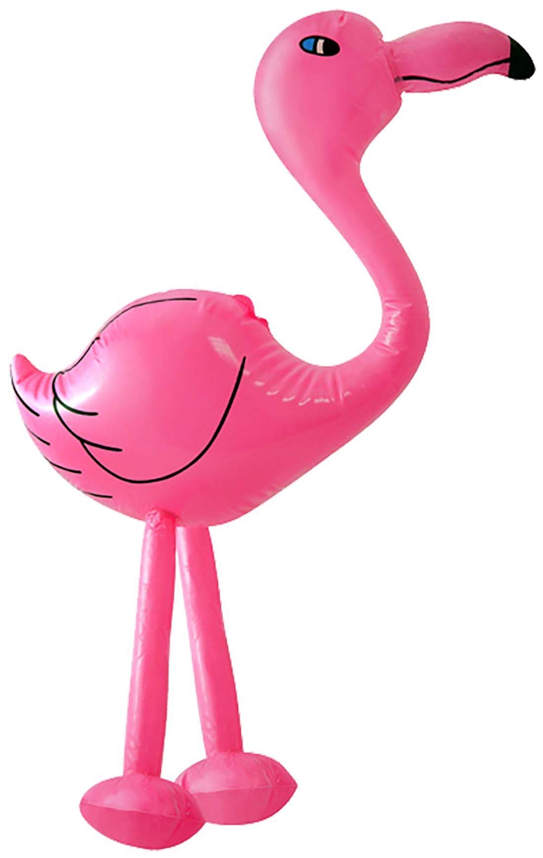 Inflatable Pink Flamingo Pool Party Float - Fun Blow-Up Costume Accessory for Beach, Bachelorette & Stag Parties - Giant Inflatable Decoration for Pool, Backyard & Summer Events