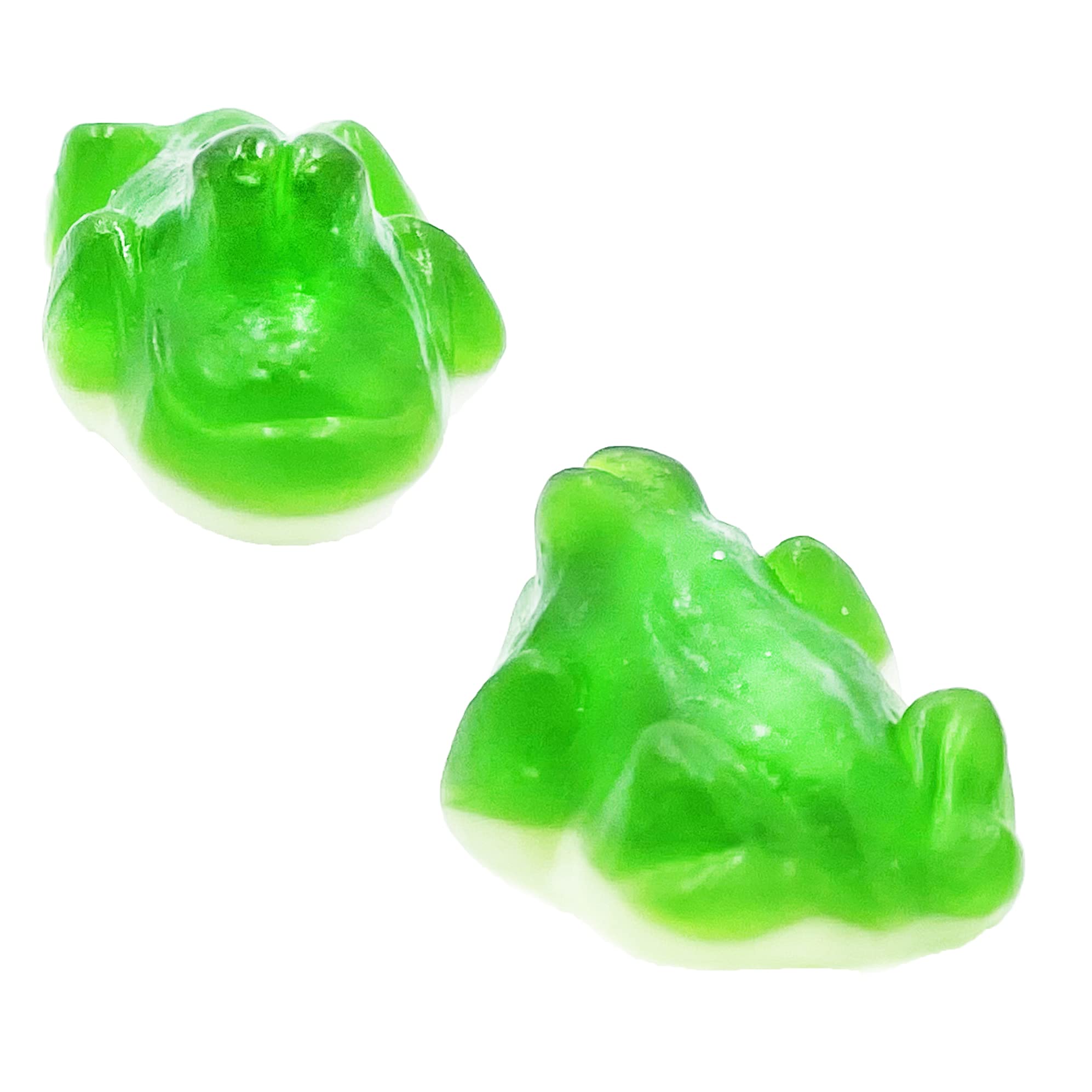 Fruidles Green Frogs Gummy Candy - 1lb Bulk Bag of Delicious Fruit Flavored Chewy Gummies for Kids & Adults - Perfect for Birthday Parties, Halloween Treats & Movie Night Snacks