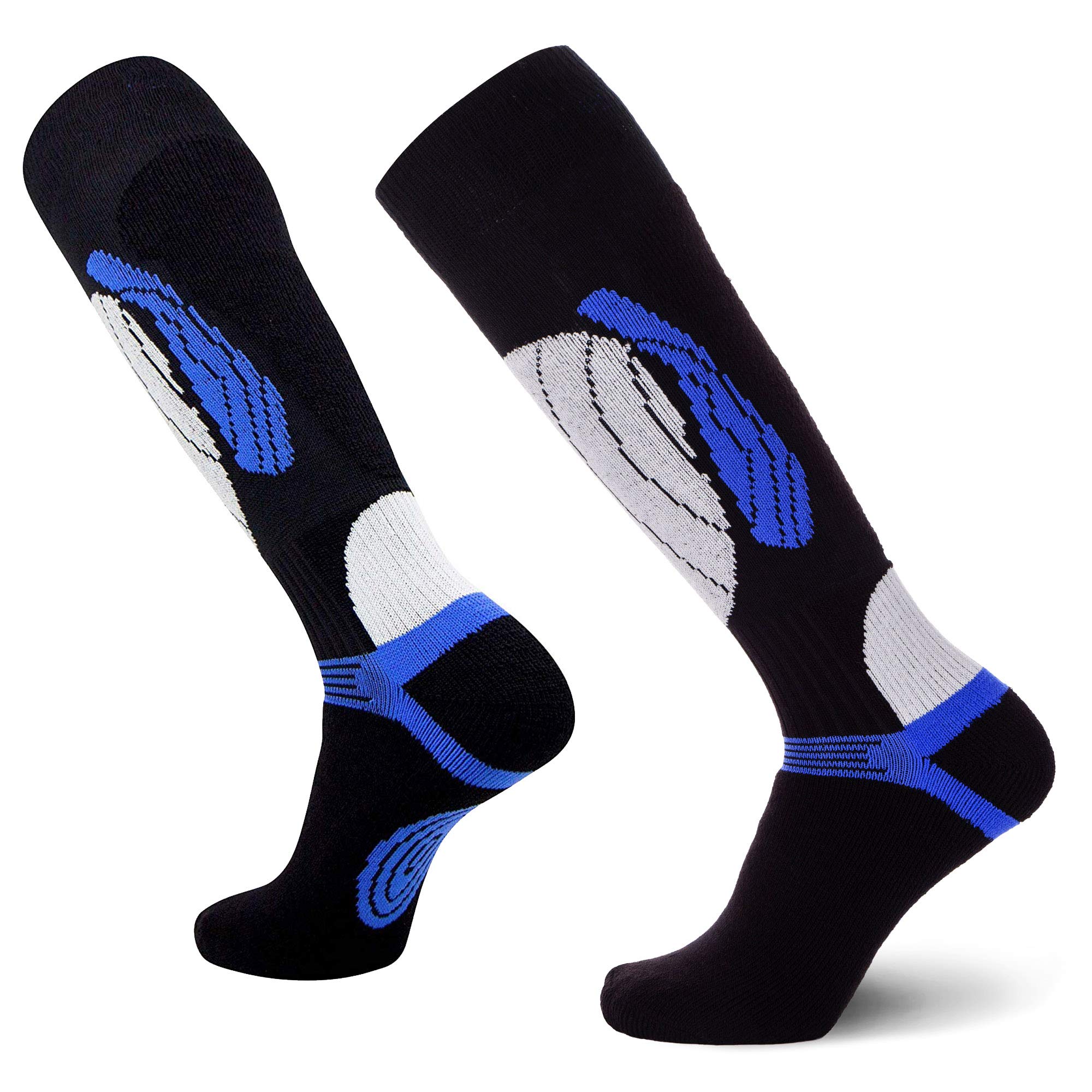 Premium Merino Wool Ski Socks for Men & Women - Thermal Winter Snowboard Socks with Cushioning - Perfect for Skiing, Snowboarding & Cold Weather Outdoor Activities