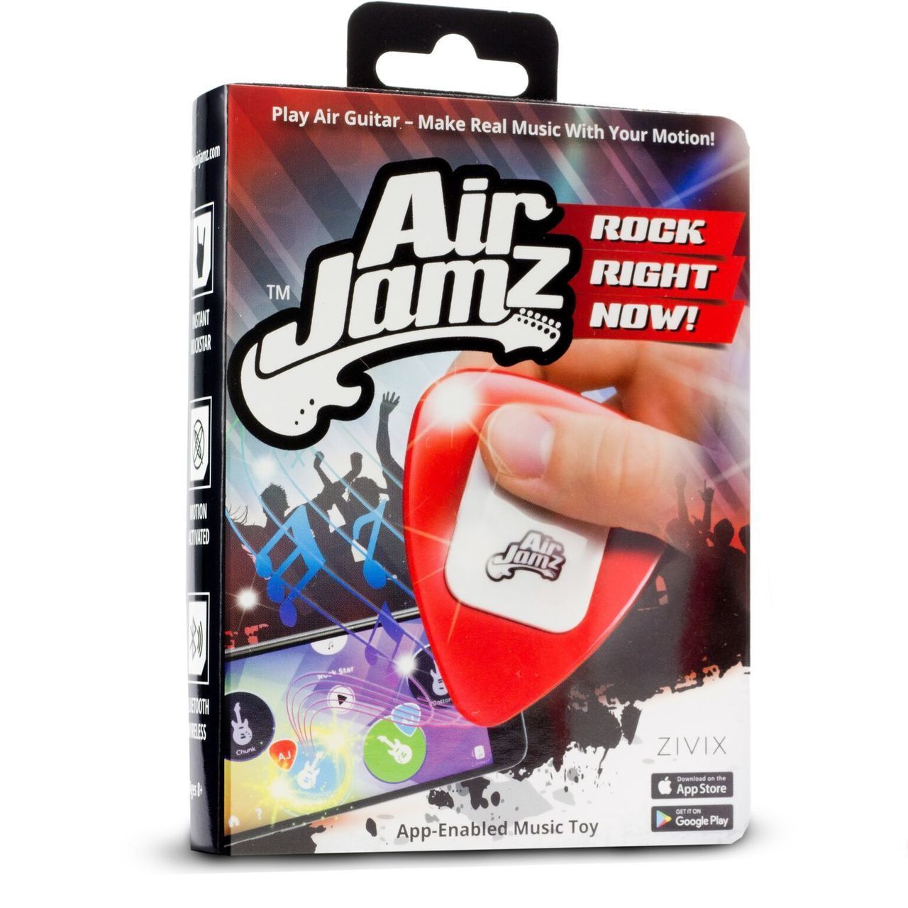 AirJamz Wireless Electric Guitar Toy with Bluetooth App Control - Perfect for Kids, Beginners & Music Lovers - Play Anywhere for Fun & Learning