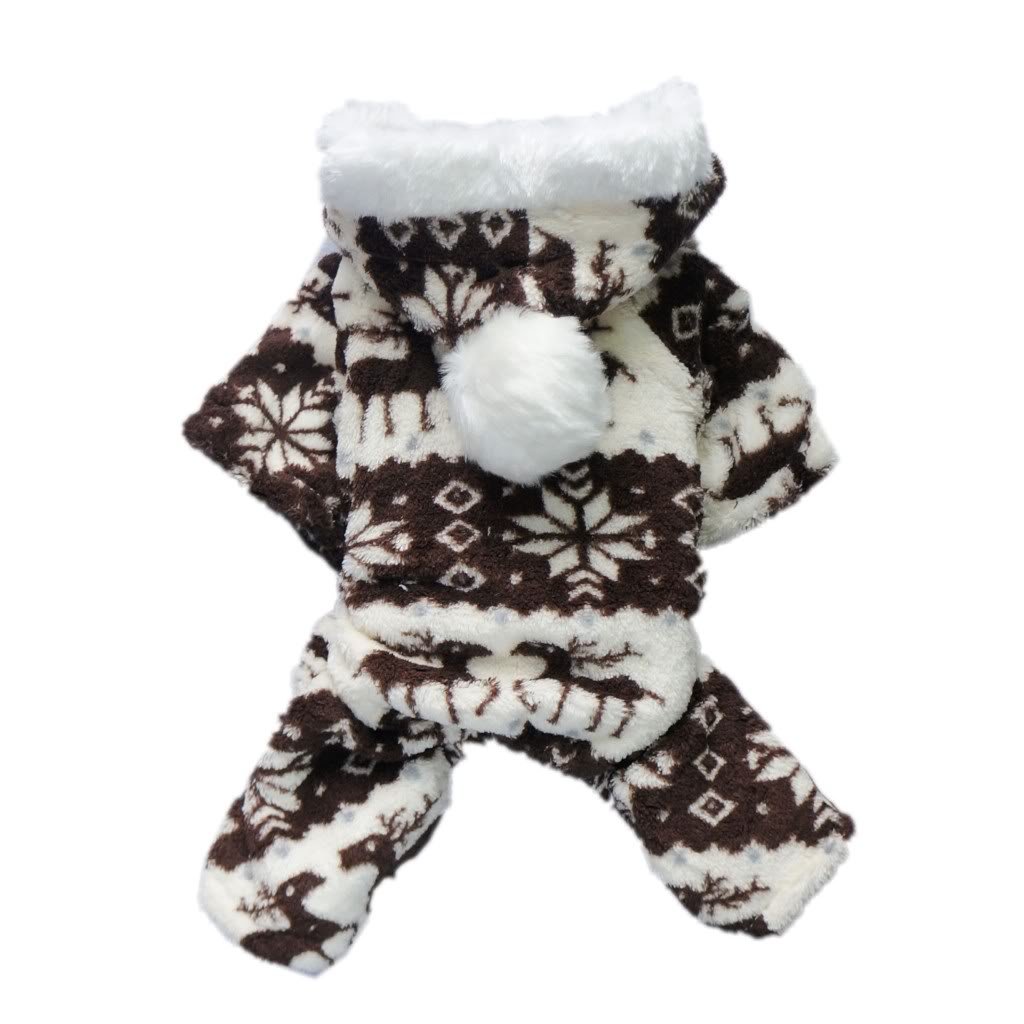 Petparty® Soft & Cozy Dog Jumpsuit - Fashionable Hoodie Coat for Small Medium Large Dogs - Perfect for Winter Walks, Outdoor Adventures & Photo Shoots