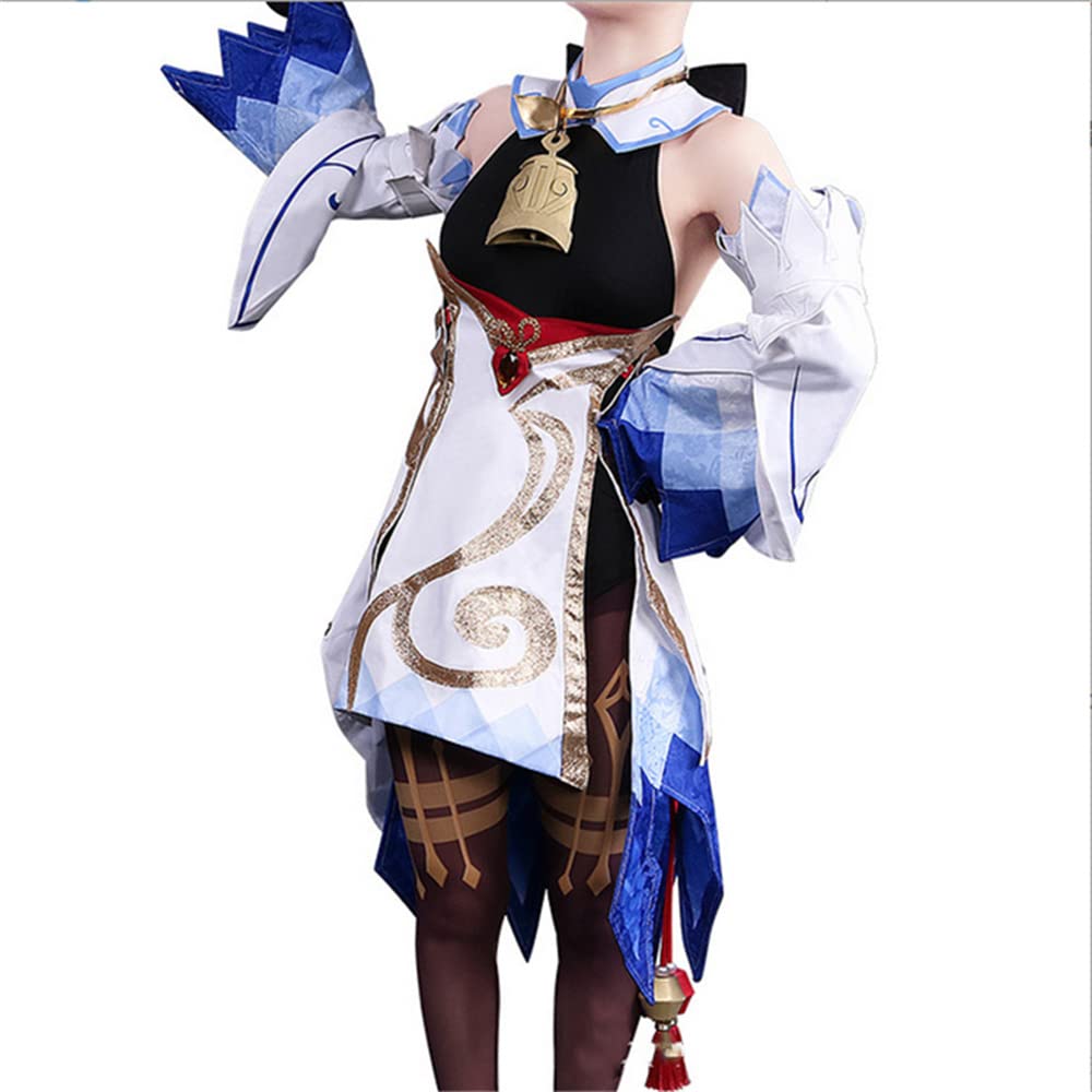 Ganyu Cosplay Costume for Women - Anime Game Genshin Impact Outfit, Fancy Dress Halloween Uniform Suit | Perfect for Cosplay Events, Halloween Parties & Anime Conventions