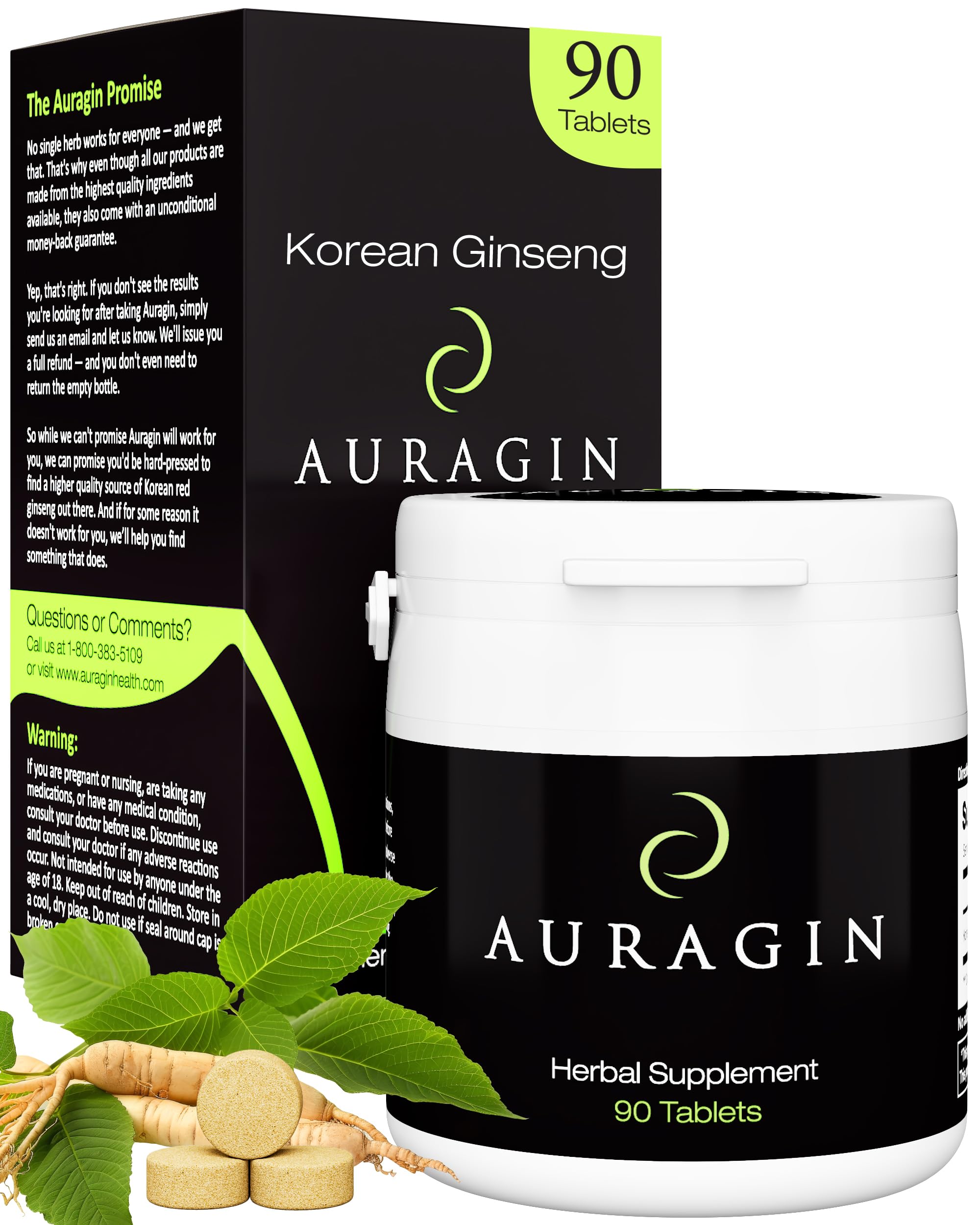 Premium Korean Red Ginseng Supplement – 100% Pure 6-Year-Old Panax Ginseng Root – No Additives – Made in Korea – Boost Energy, Immunity & Focus – Perfect for Busy Professionals & Students