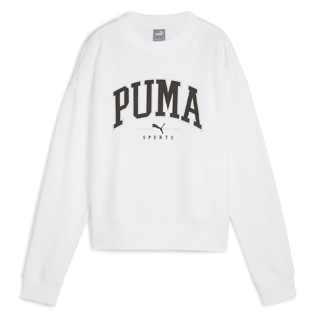 Women's Puma Squad Crew Sweatshirt - Comfortable Casual Pullover for Running, Gym & Everyday Wear