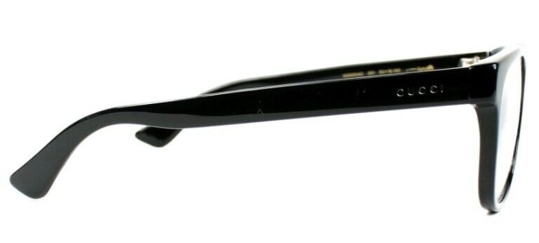 Gucci GG 0004ON 001 Black Square Unisex Eyeglasses - Stylish Designer Frames for Men & Women | Perfect for Work, Travel & Everyday Wear