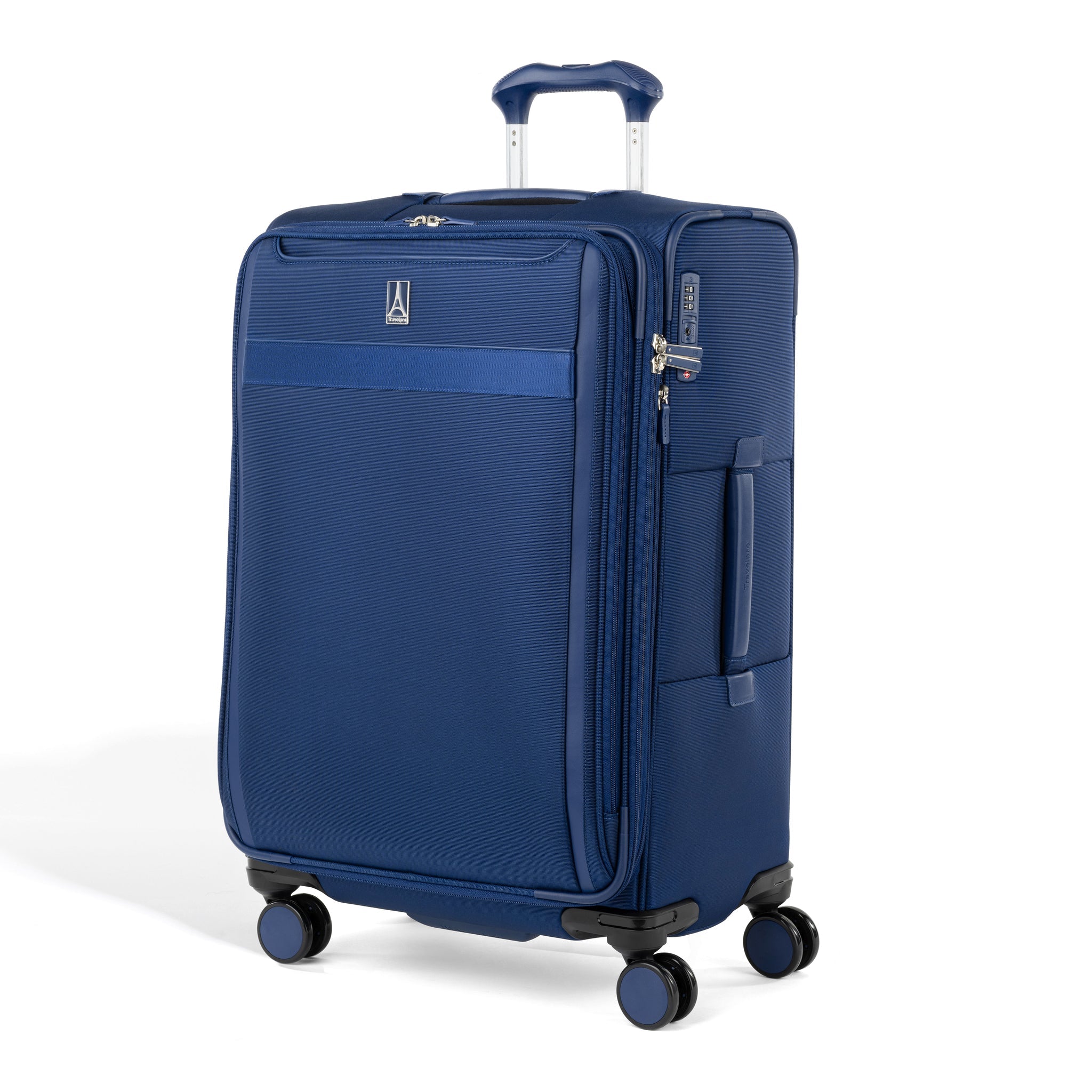 Travelpro VersaPack+ Medium Expandable Spinner Luggage - Perfect for Business Trips & International Travel | Carry-On Check in Suitcase with 360° Wheels