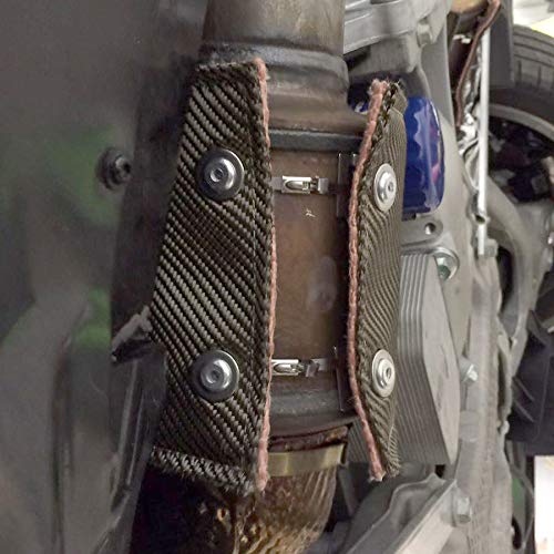 Titanium Heat Shield for C7 Corvette Catalytic Converter (2015-2016) | Design Engineering 010069 | High-Performance Exhaust Protection for Racing & Street Driving