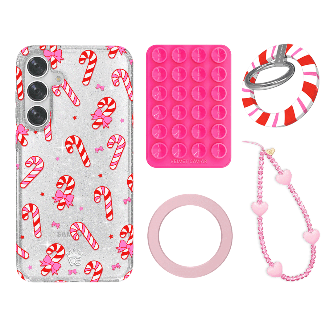 Peppermint Princess Galaxy Bundle Set - Cute & Comfortable Grip for Pens, Pencils & Stylus - Perfect for School, Office & Digital Art