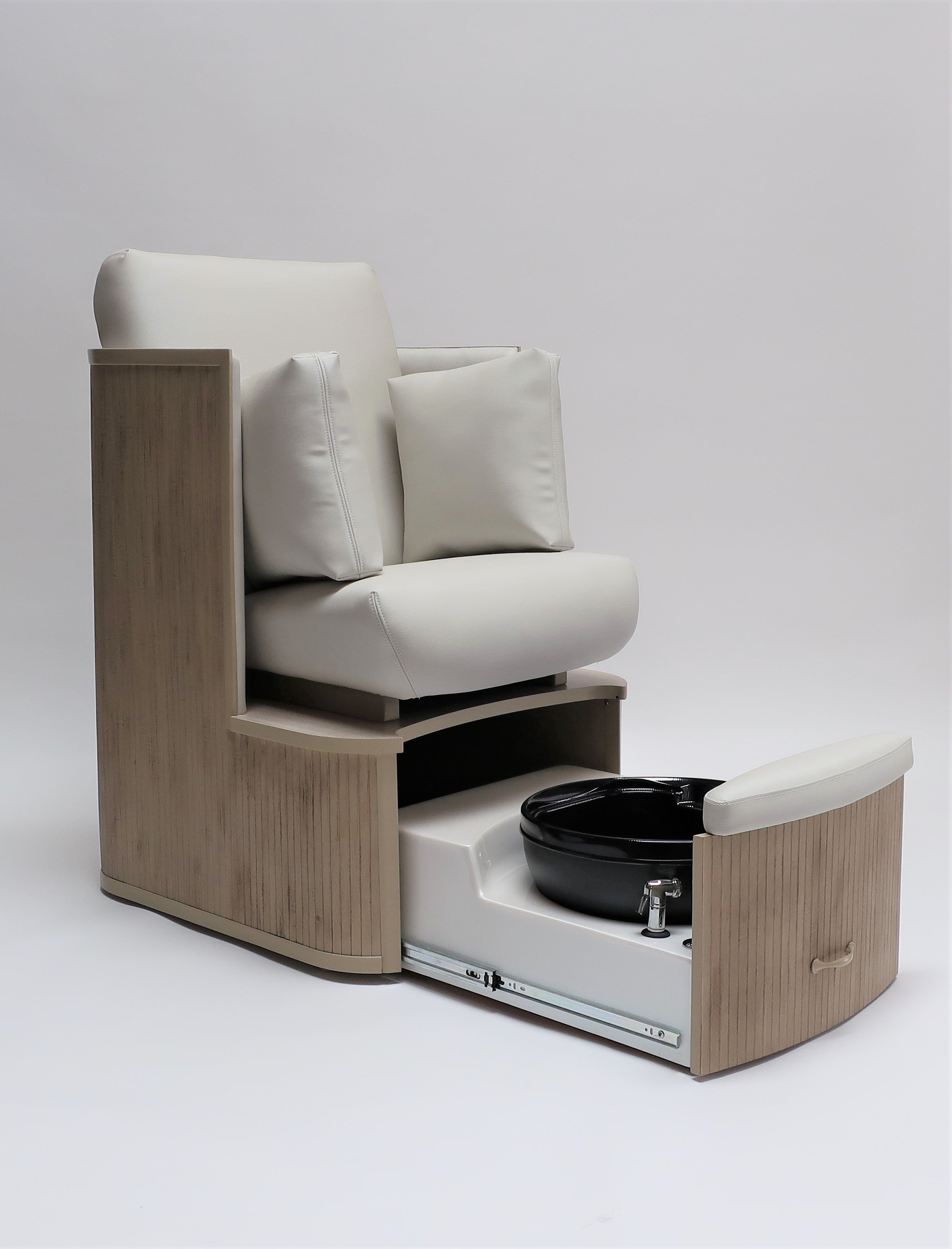 Belava Dorset Professional Pedicure Chair with Drain Pump - Spa & Salon Hydraulic Massage Foot Bath for Ultimate Relaxation