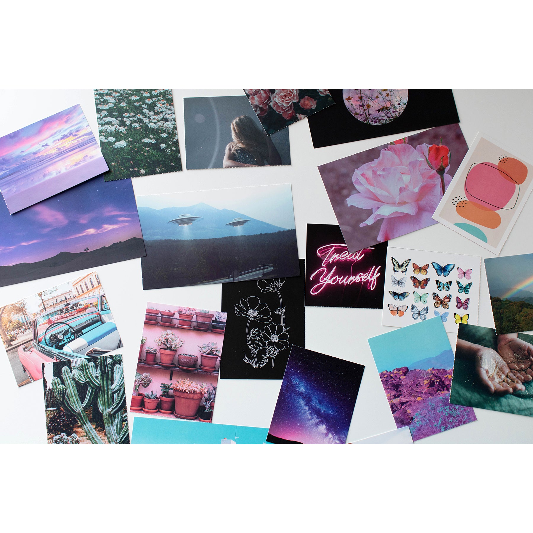 Art 101 Trendy Wall Collage Kit - 125 Piece Design Set for DIY Home Decor, Bedroom & Office Wall Art - Perfect for Teens, Dorm Rooms & Creative Spaces