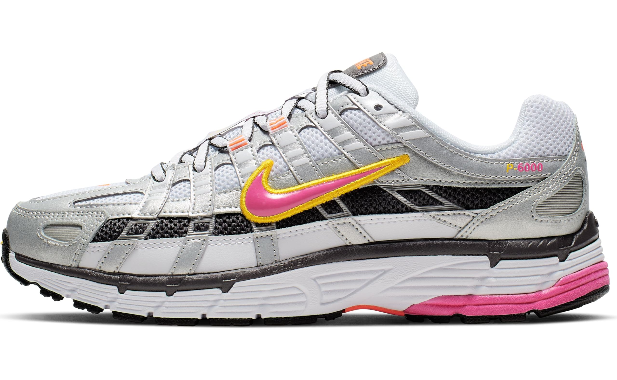 Nike Women's Running Shoes Sneakers - White Laser Fuchsia MTLC Platinum - Size 7.5 AU - Lightweight Comfort for Gym, Workout & Daily Wear