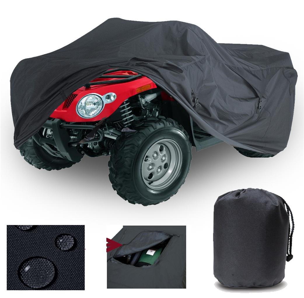 SBU 4 Wheeler ATV Cover for Polaris Sportsman Touring 850 EPS Quad (2010 Model) - Heavy Duty All-Weather Protection for Outdoor Storage & Trail Riding