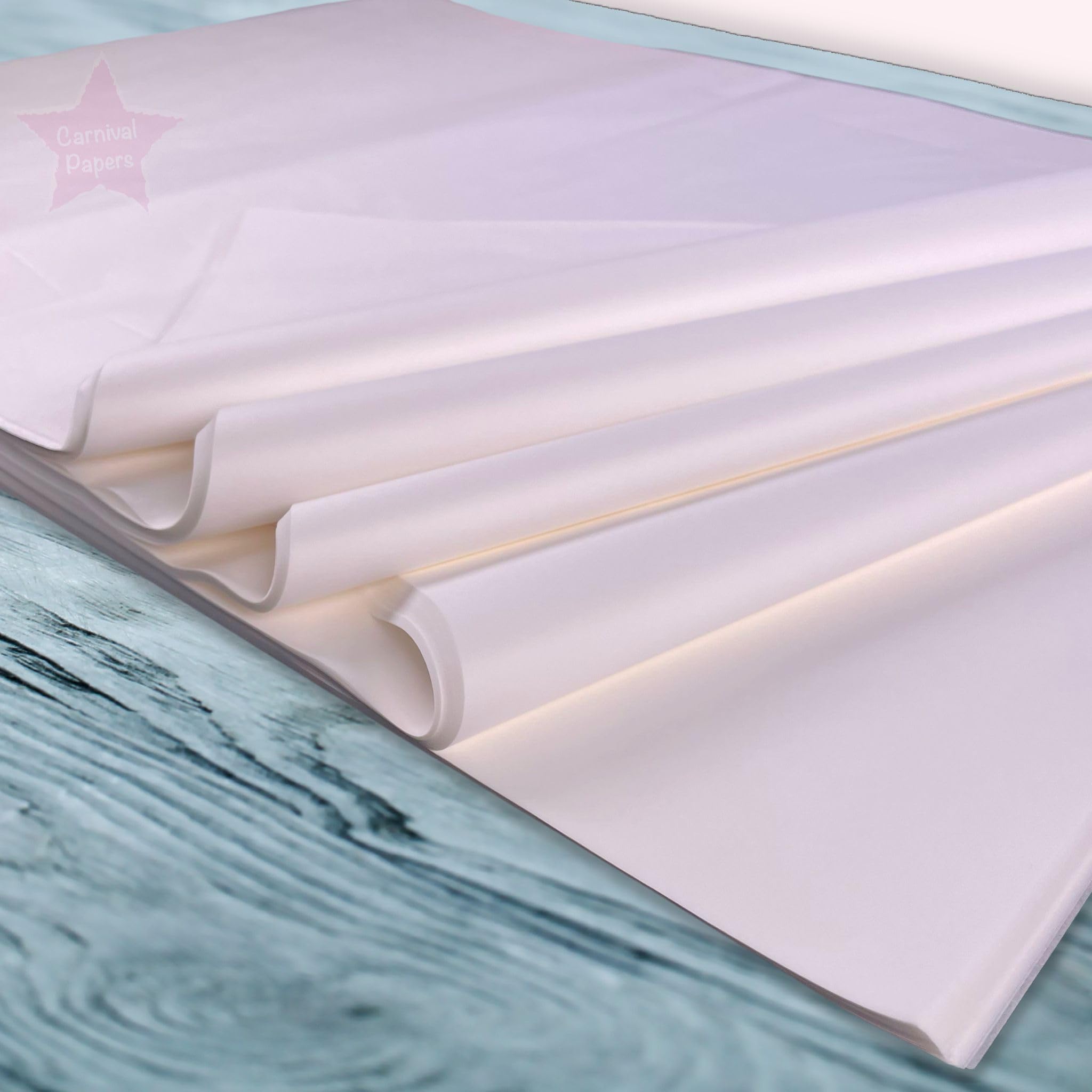 Premium Wet Strength White Tissue Paper - 60 Sheets for Model Making, Geli Printing & Mixed Media Crafts | Tear-Resistant When Wet | Perfect for Art Projects, Gift Wrapping & Food Presentation