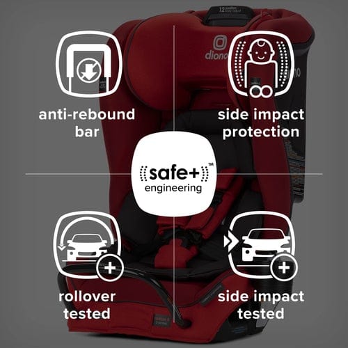 Diono Radian 3RXT Safe+ Convertible Car Seat for Toddlers & Kids - 3-in-1 Rear Facing, Forward Facing & Booster Seat - Perfect for Travel, School Runs & Family Road Trips