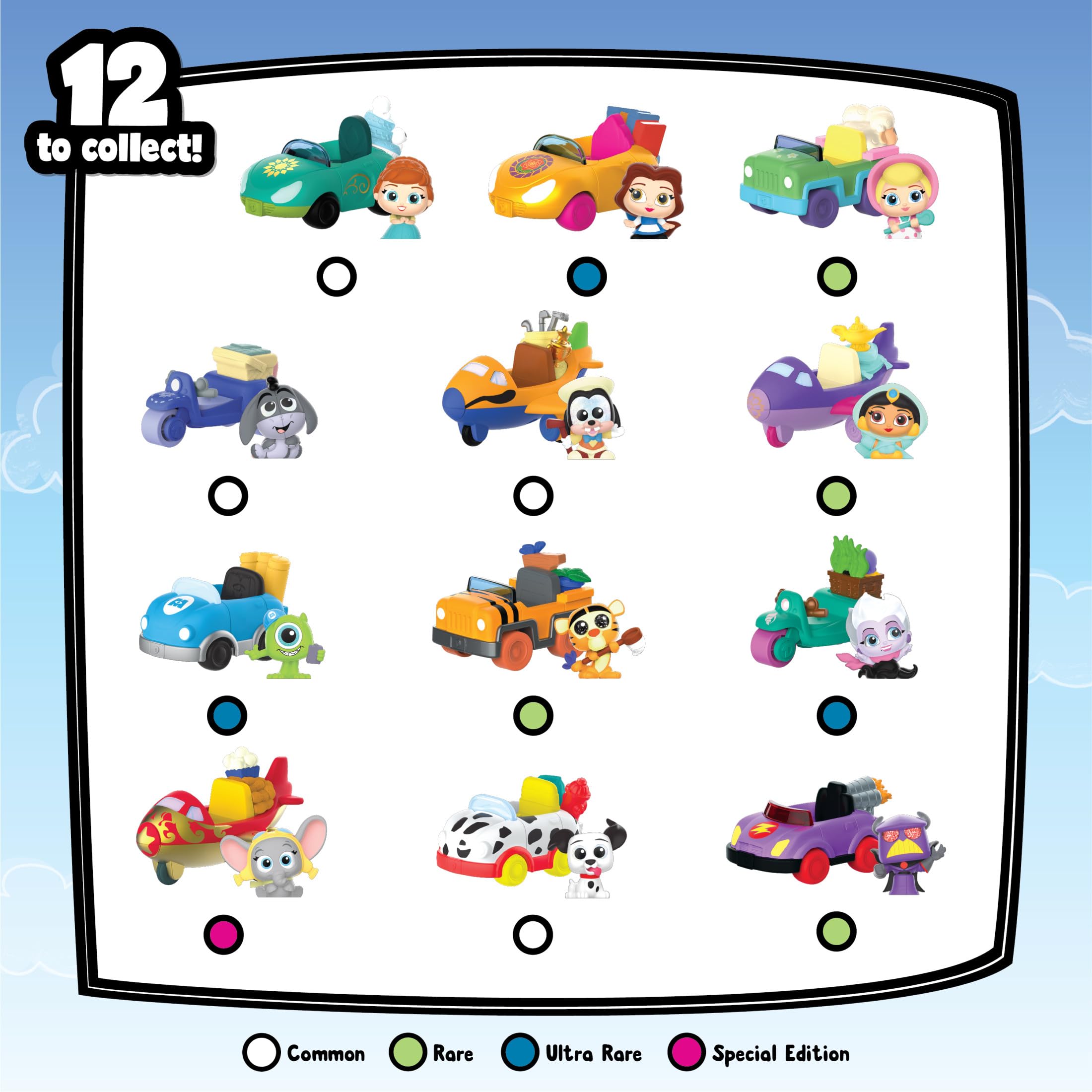 Just Play Doorables Let's Go Series 3 Co-Pack - 4-Piece Collectible Figures & Vehicles Set (1.5-inch Mini Figurines) - Fun Kids Toys for Ages 5+ | Birthday Gifts, Party Favors, Playroom Decor & Collectors Items