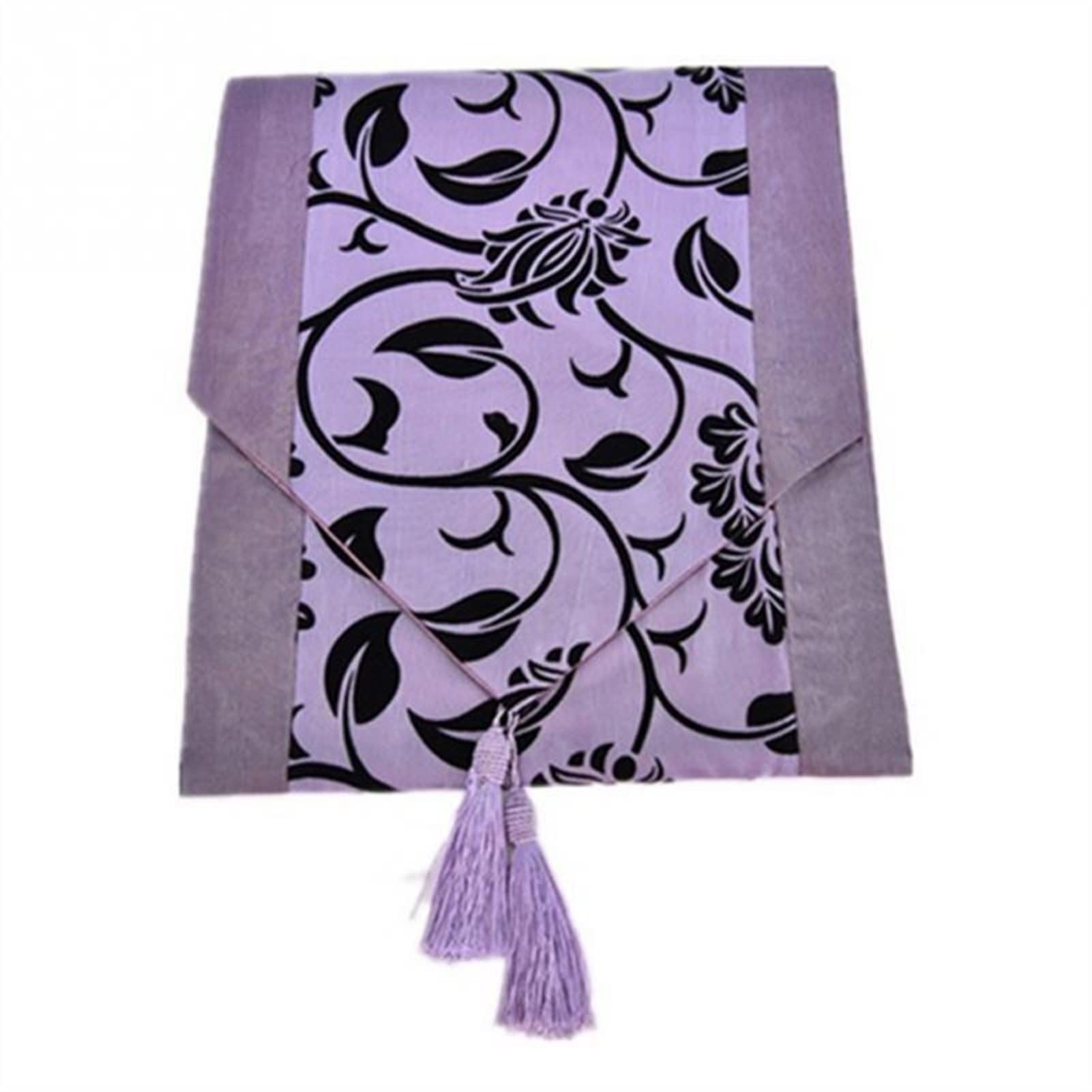 Elegant Purple Floral Table Runner for Weddings, Parties & Holidays - YOOUS Premium Tablecloth Decor for Dining, Kitchen & Christmas Home Decorations