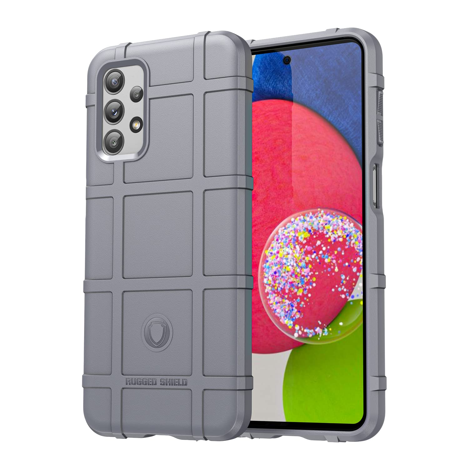Military Grade Shockproof Galaxy M23/F23 Case - Drop-Tested Protective Cover with Camera Lens Shield (HD Gray) - Perfect for Outdoor Activities, Work & Daily Use