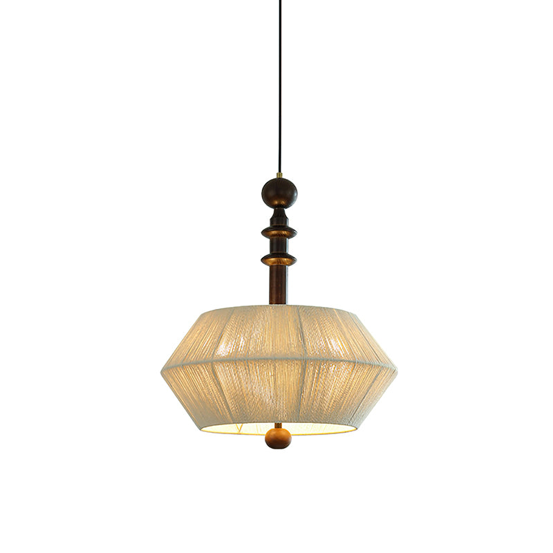 Rustic Woven Pendant Light - Handmade Rattan Hanging Lamp for Farmhouse, Boho & Bedroom Decor - Perfect for Dining Room, Living Room or Patio Lighting