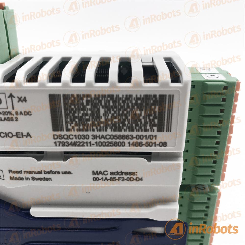 New ABB DSQC1030 3HAC058663-001/01 I/O Unit - Industrial Automation Control Module for Robotics & Manufacturing Systems