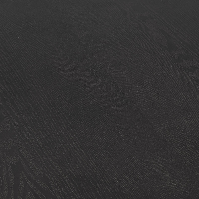 120cm Round Dining Table - Modern Black Wooden Table for Kitchen, Dining Room, Breakfast Nook | Perfect for Small Spaces & Family Gatherings