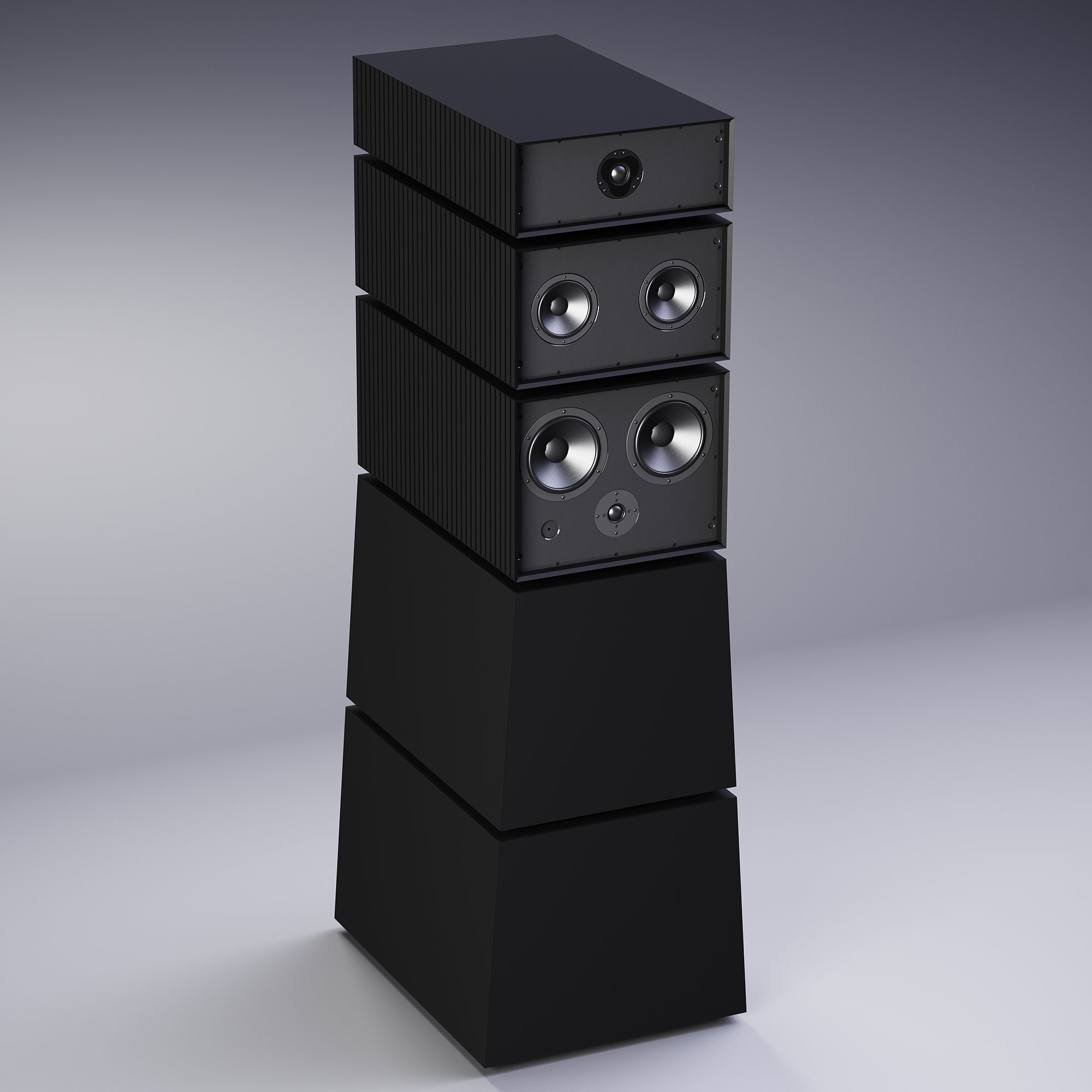 Goldmund GAIA Premium Active Wireless Bluetooth Speakers - High-Fidelity Sound for Home Theater, Music Studio & Audiophile Listening