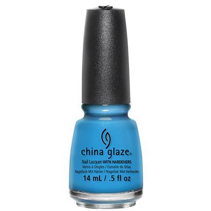 China Glaze Isle See You Later Nail Polish 0.5 oz #81325 - Vibrant Turquoise Blue Nail Lacquer for Manicures & Pedicures, Perfect for Summer Beach Nails & Tropical Vacations