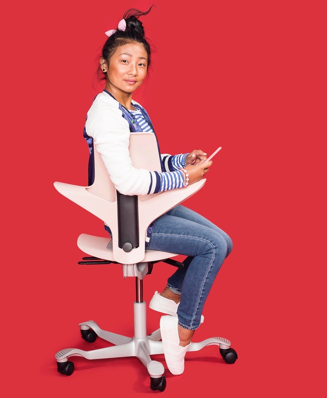 HÅG Capisco Puls 8010 Ergonomic Office Chair - Adjustable Height & Tilt for Home & Workspace - Perfect for Standing Desks, Gaming & Long Work Sessions