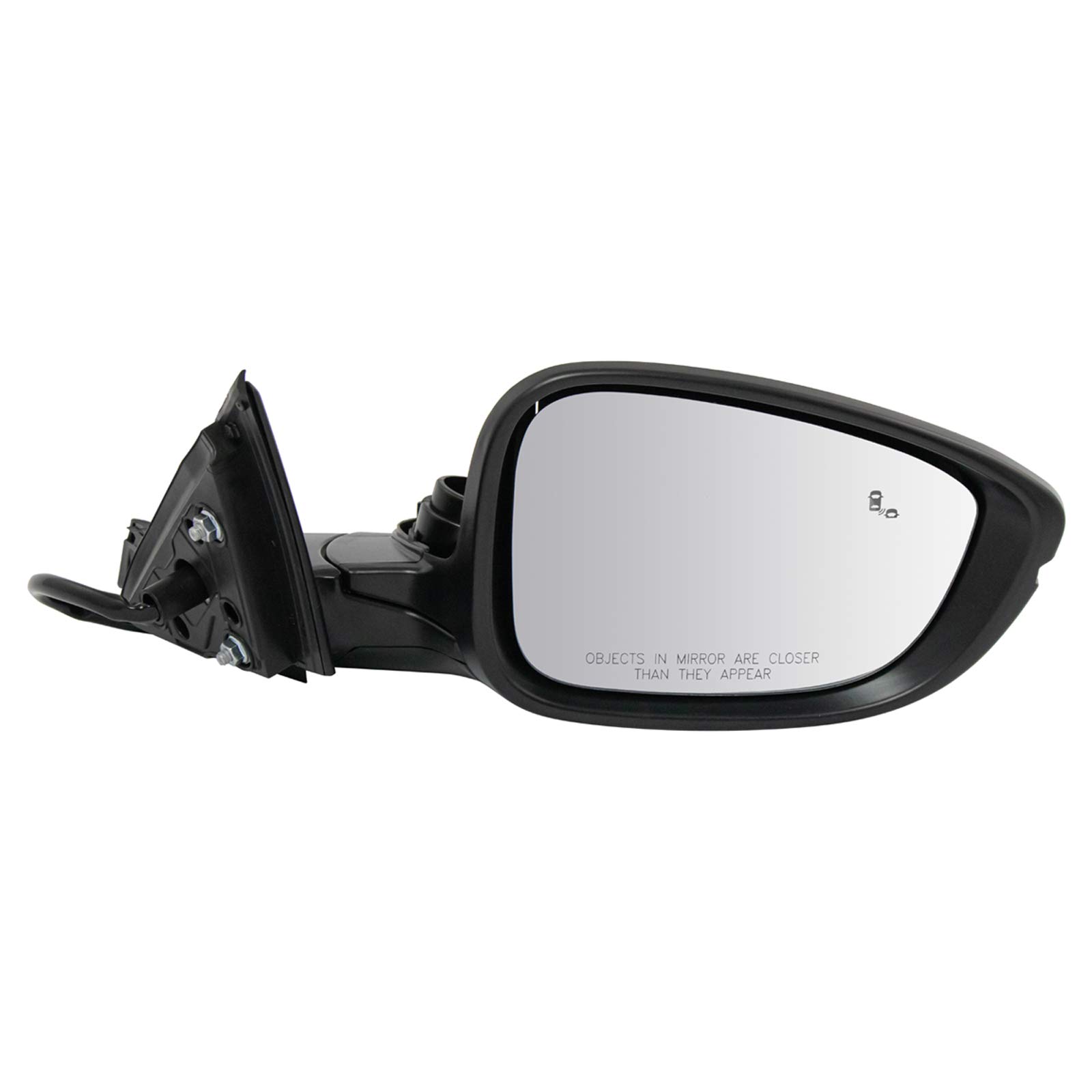 Replacement Mirror with Power Heat & Turn Signal for Honda Accord Sedan - Passenger Side Blind Spot PTM - Perfect for Winter Driving & Enhanced Safety