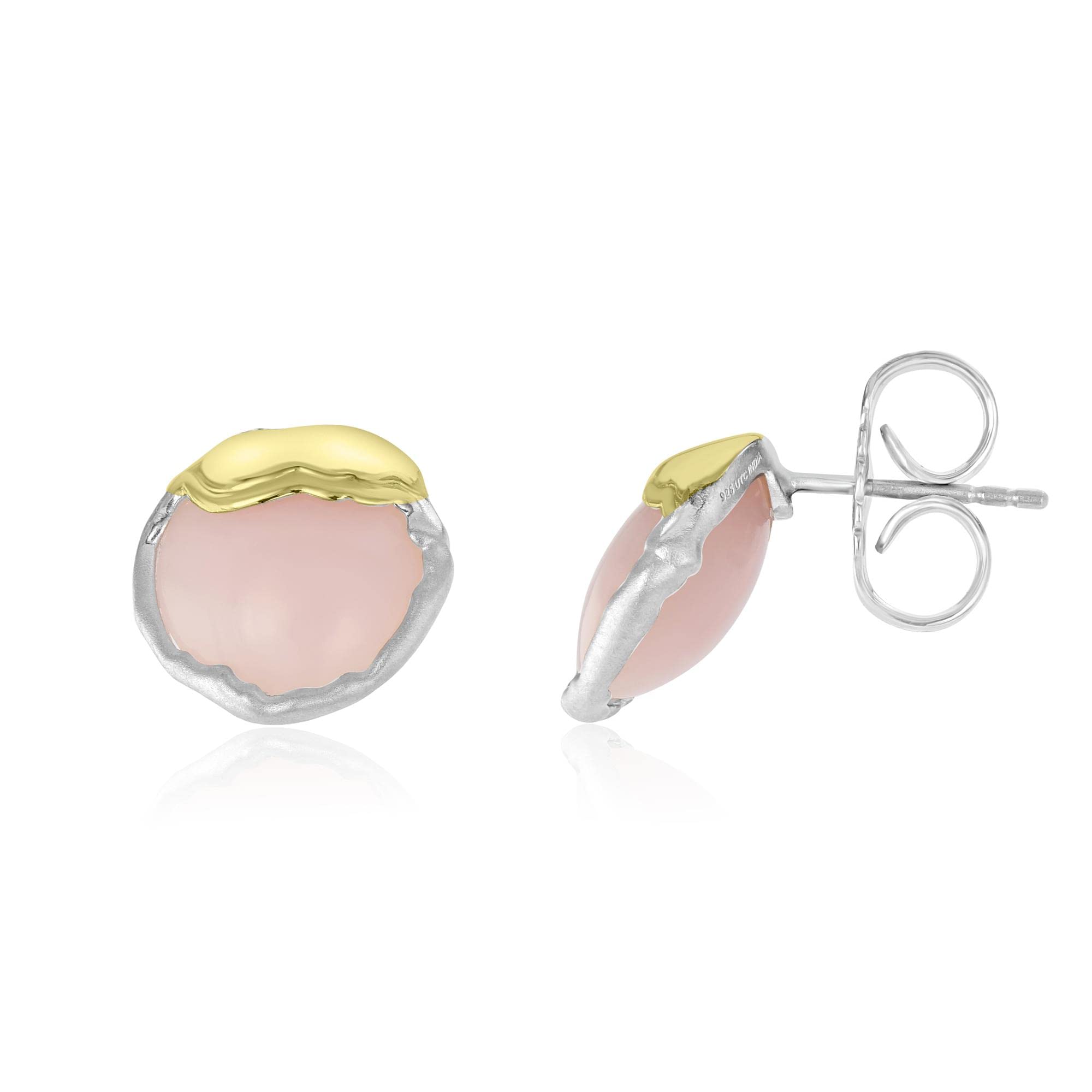Sterling Silver Gemstone Stud Earrings for Women | Genuine Birthstone Jewelry Gift for Birthday, Wedding, Anniversary | Perfect for Everyday Wear & Special Occasions