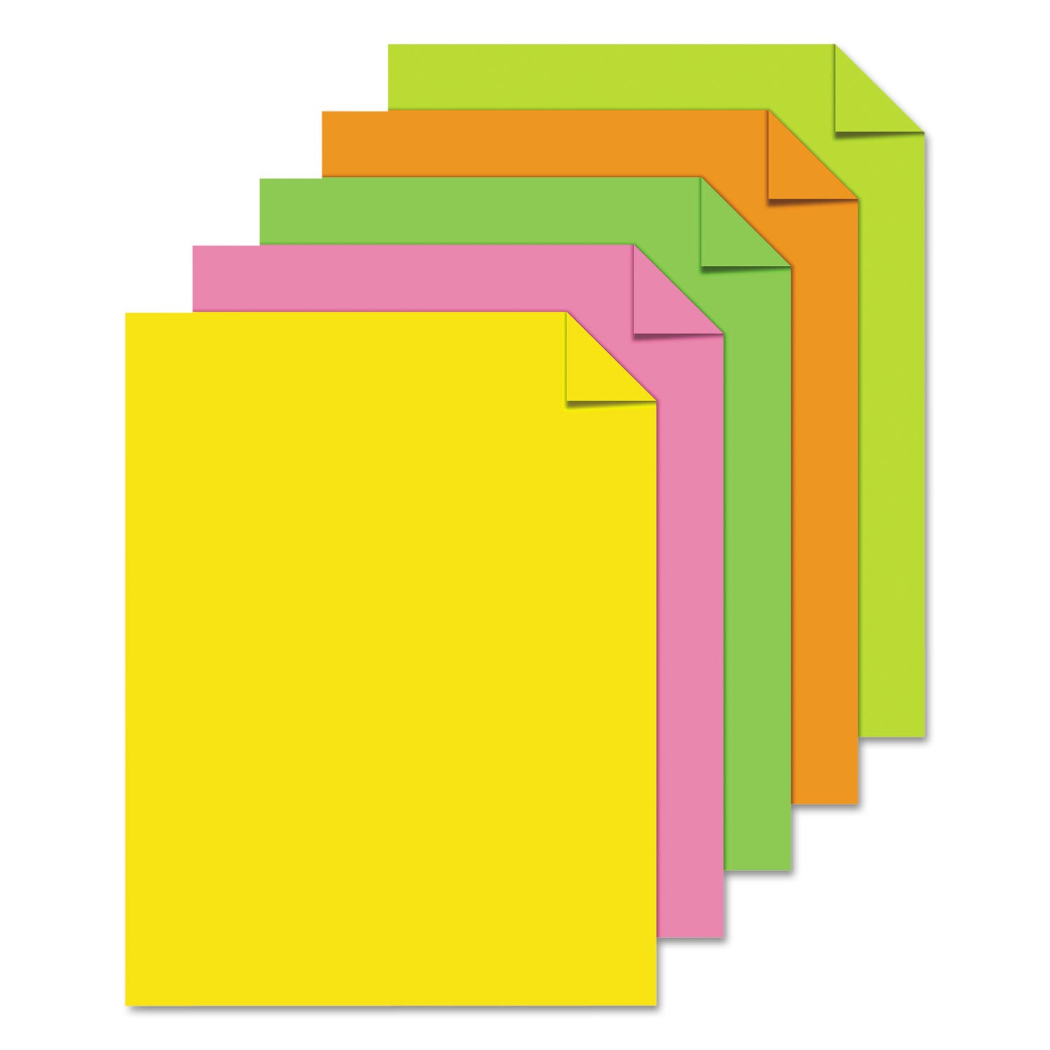Astrobrights® Neon Color Paper - 24 lb Bond Weight, 8.5 x 11 Inches, 500 Sheets per Ream - Vibrant Assorted Neon Colors for Office, School, Crafts & DIY Projects