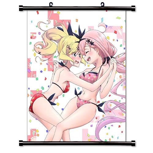Dropout Idol Fruit Tart Anime Fabric Wall Art Poster - 16x19 Inches - Japanese Anime Decor for Bedroom, Game Room & Office