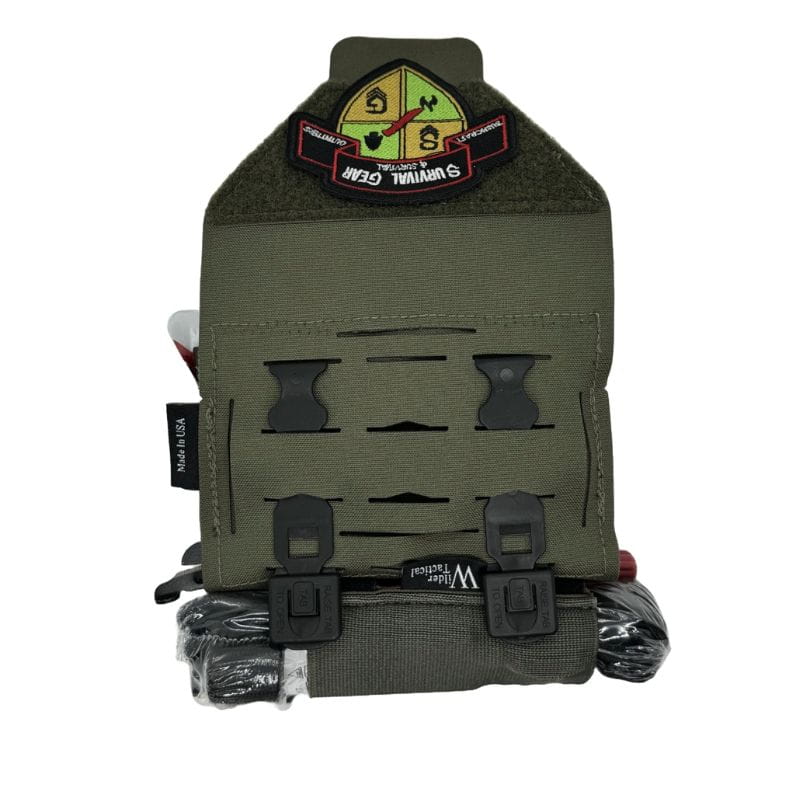 IFAK Belt Kit - Ranger Green Tactical First Aid Pouch for Outdoor, Hiking & Emergency Preparedness