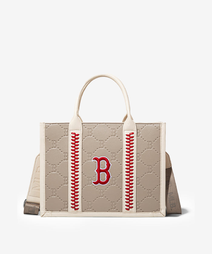 MLB Boston Red Sox Tote Bag - Official Licensed Baseball Team Shopper - Perfect for Games, Beach & Grocery Shopping