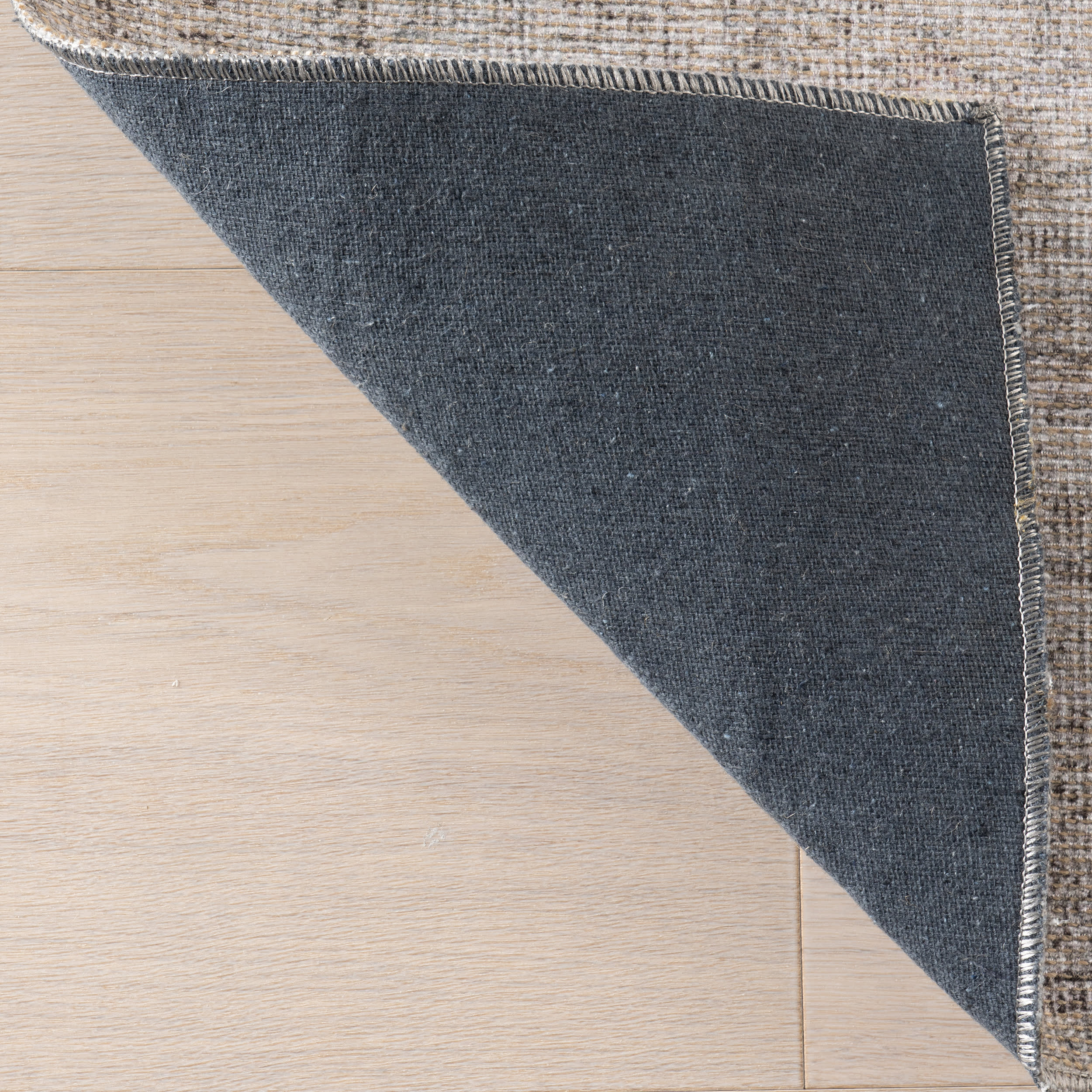 Basking Ridge Antiqued Jute Blend Rug - Grey | Handwoven Natural Fiber Area Rug for Living Room, Bedroom & Boho Decor