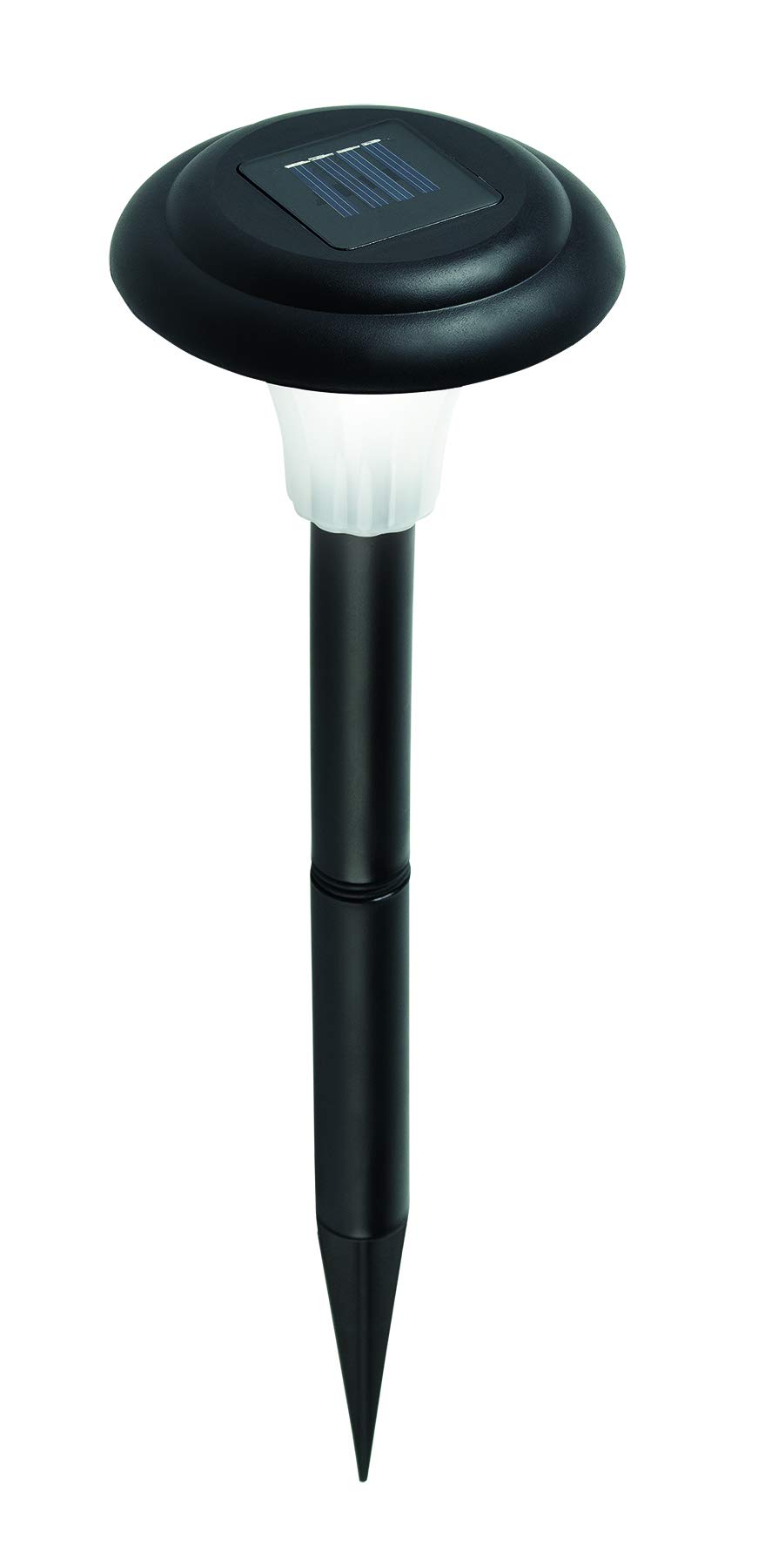 Pure Garden 82-5629 Solar Powered Outdoor LED Stake Lights - 8 Pack Black Landscape Spotlights (13.5 Inch) for Garden, Pathway, Yard & Patio Lighting