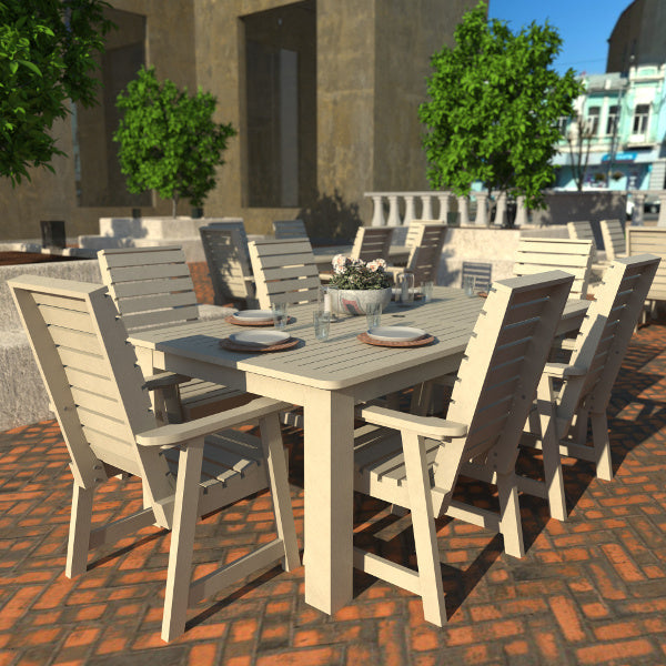 Glennville 7-Piece Dining Set - Modern Wooden Table & Chairs for Kitchen, Dining Room, Patio | Perfect for Family Meals & Entertaining Guests