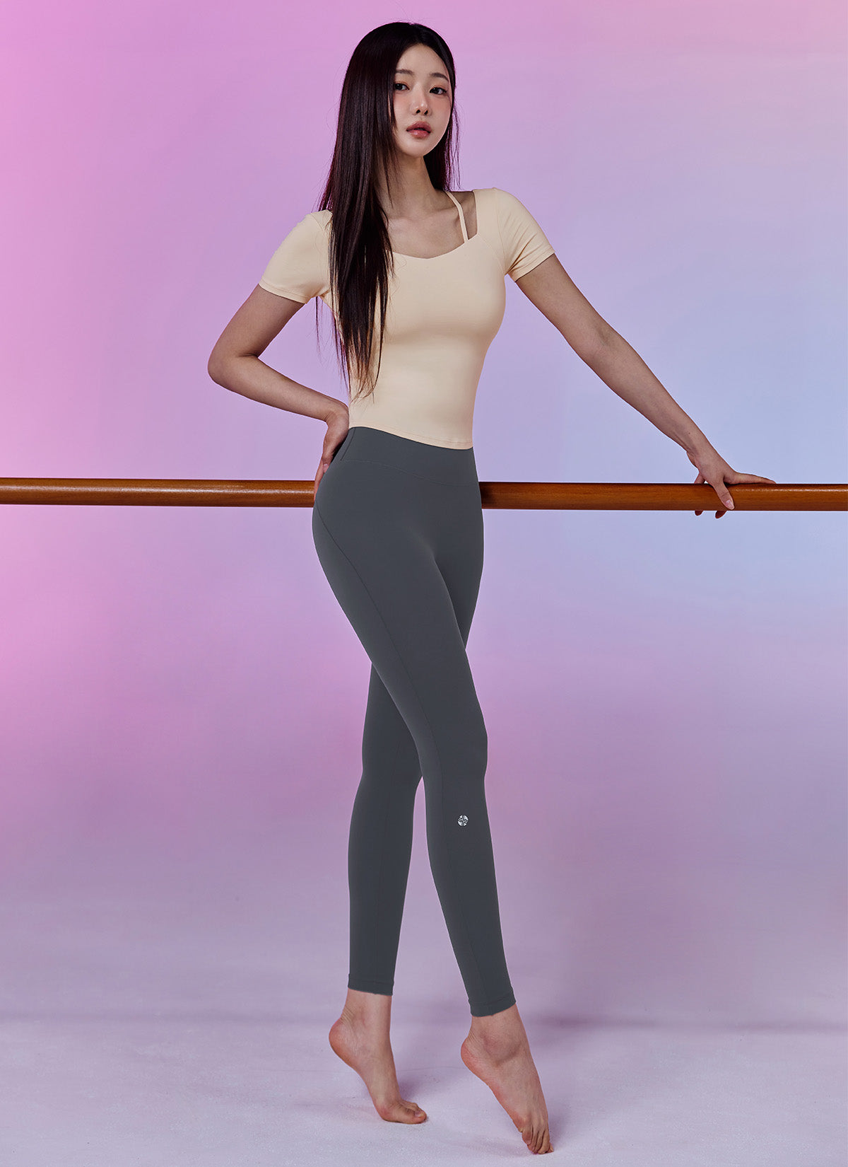 Another Label Fit Revolution Leggings - Night Gray | High Waist Yoga Pants for Women | Perfect for Workout, Running & Lounge Wear
