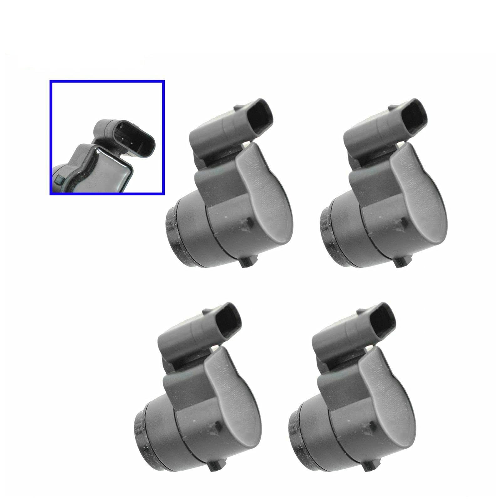 BMW E90 Backup Parking Sensor Kit - 4-Piece Rear Parking Assist System with Easy Installation & Accurate Detection for Safe Parking | Perfect for Tight Spots & Parallel Parking | Ideal for Urban Driving, Garage Parking & Nighttime Use