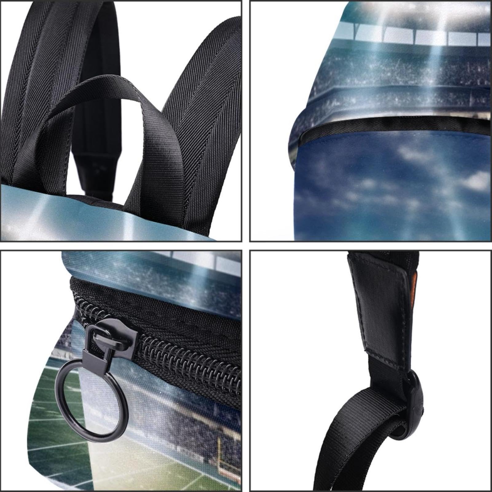 Best Travel Backpack for Men & Women - Durable Lightweight Hiking Backpack for Outdoor Adventures, Sports & Stadium Events - Perfect for Football, Soccer & Travel